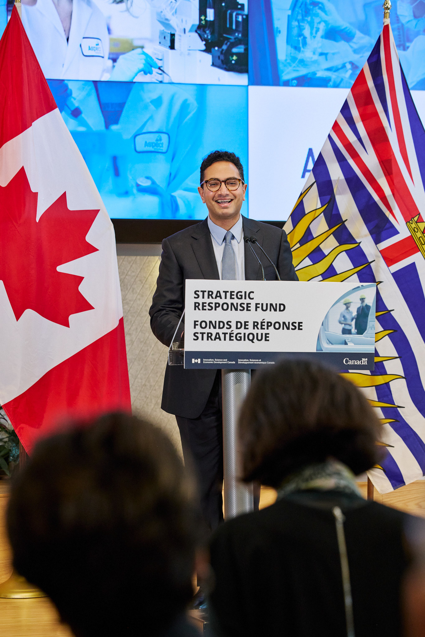 Strategic Response Fund Announcement @ Aspect Biosystems - Vancouver, BC