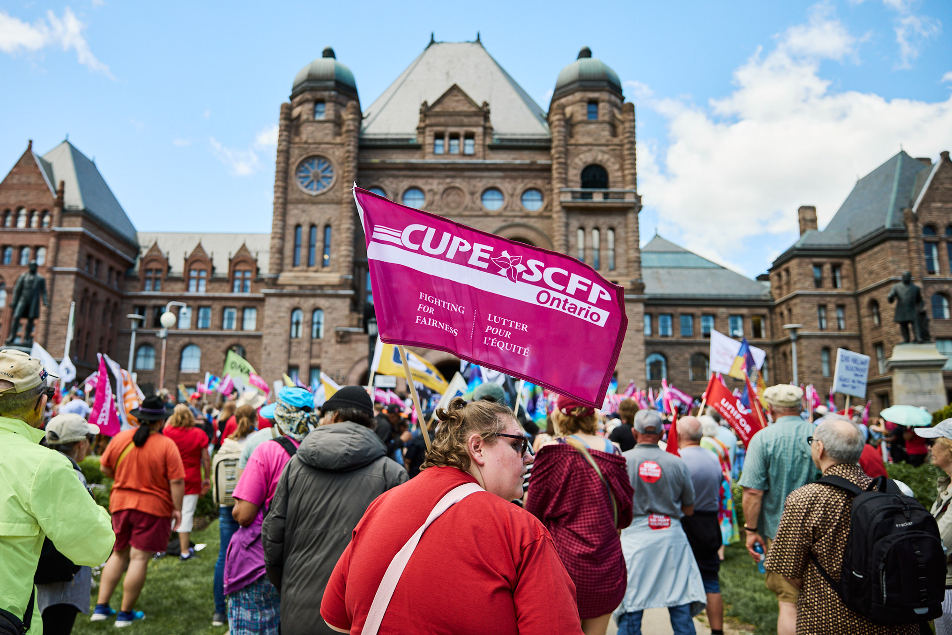 CUPE Ontario at Ontario Health Coalition Rally