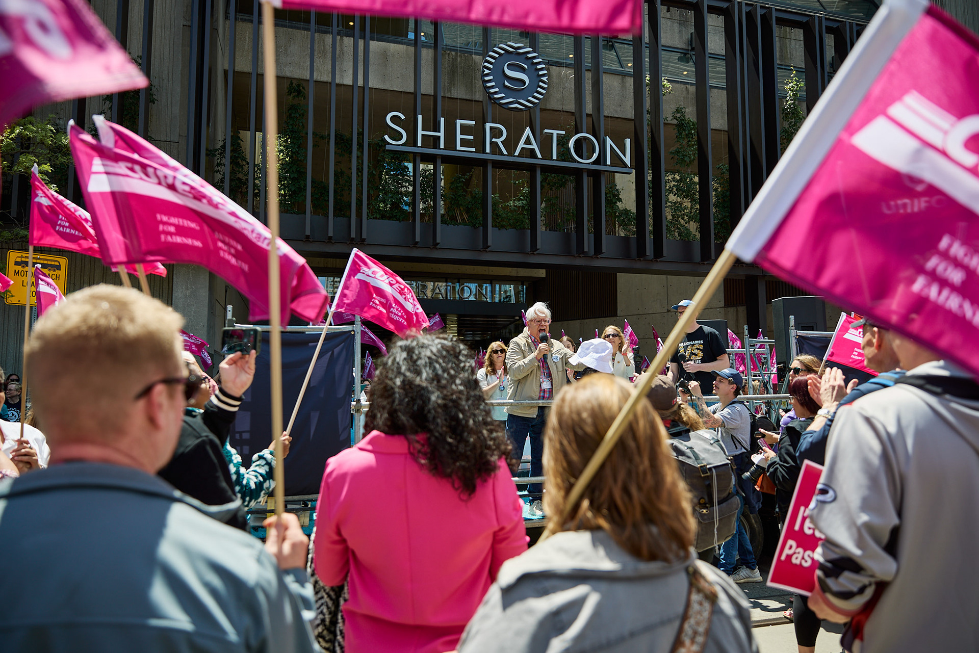 CUPE Ontario at Ontario Health Coalition Rally