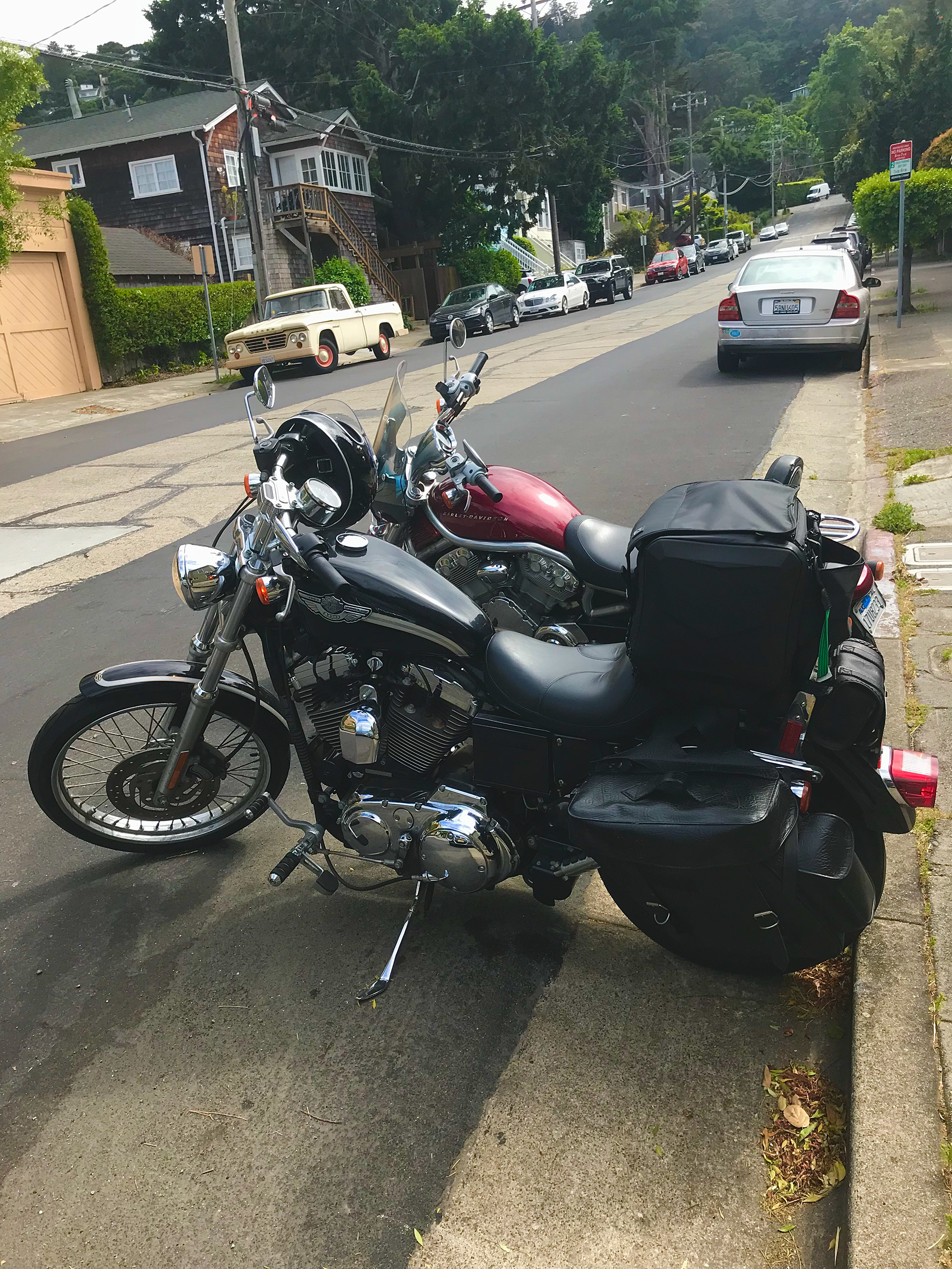 Me & mom's bikes