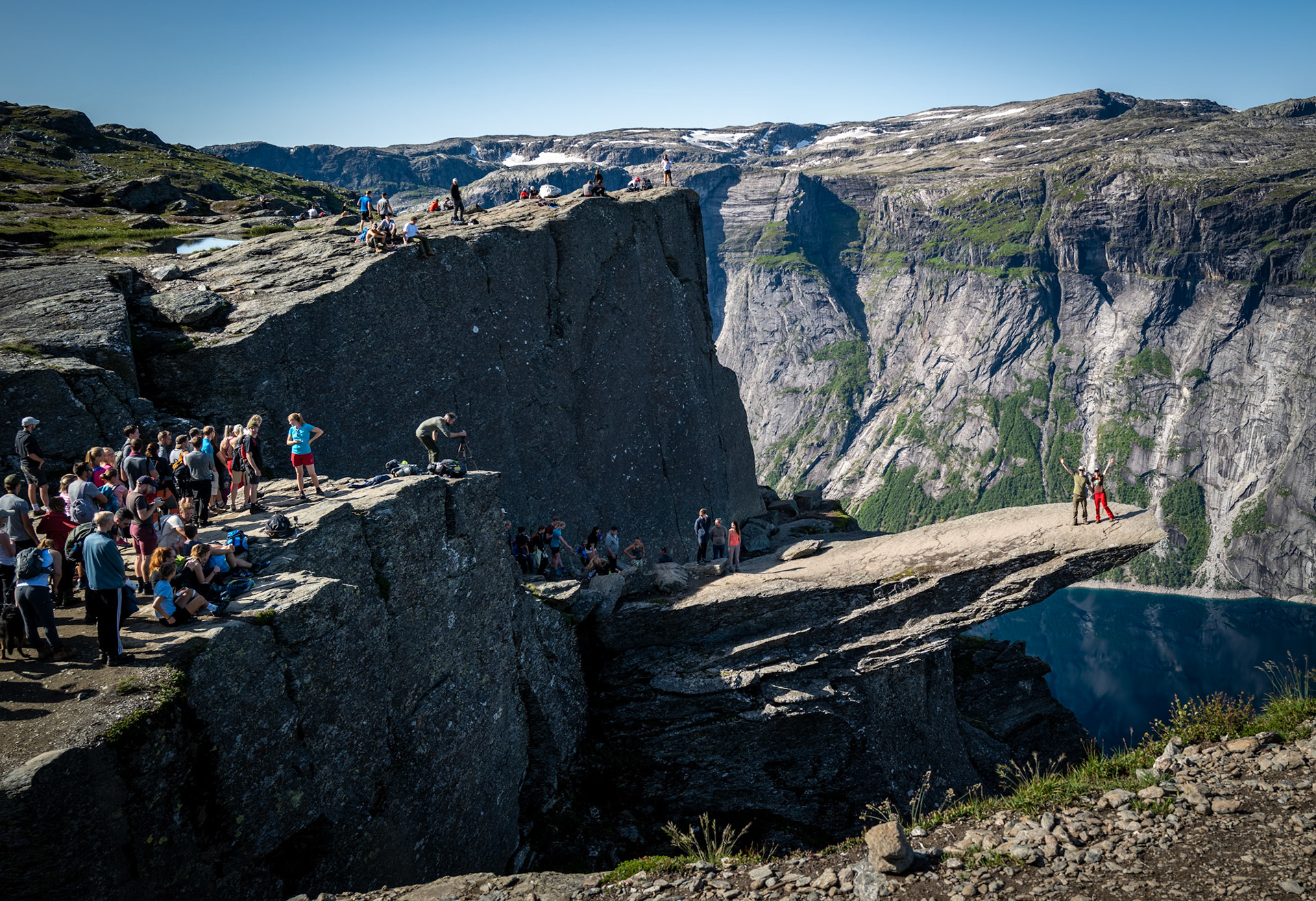 Trolltunga - crowded version...