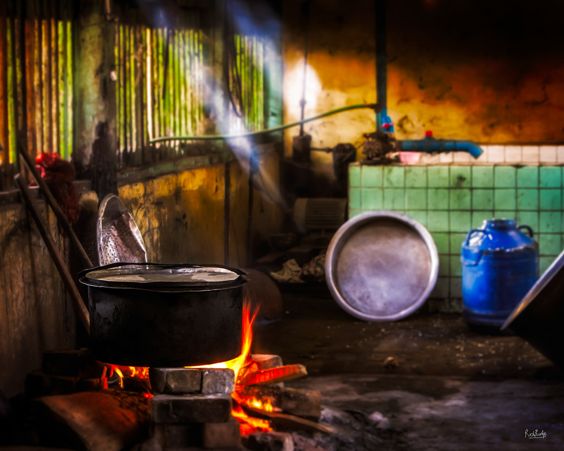 Monastery Kitchen Myanmar