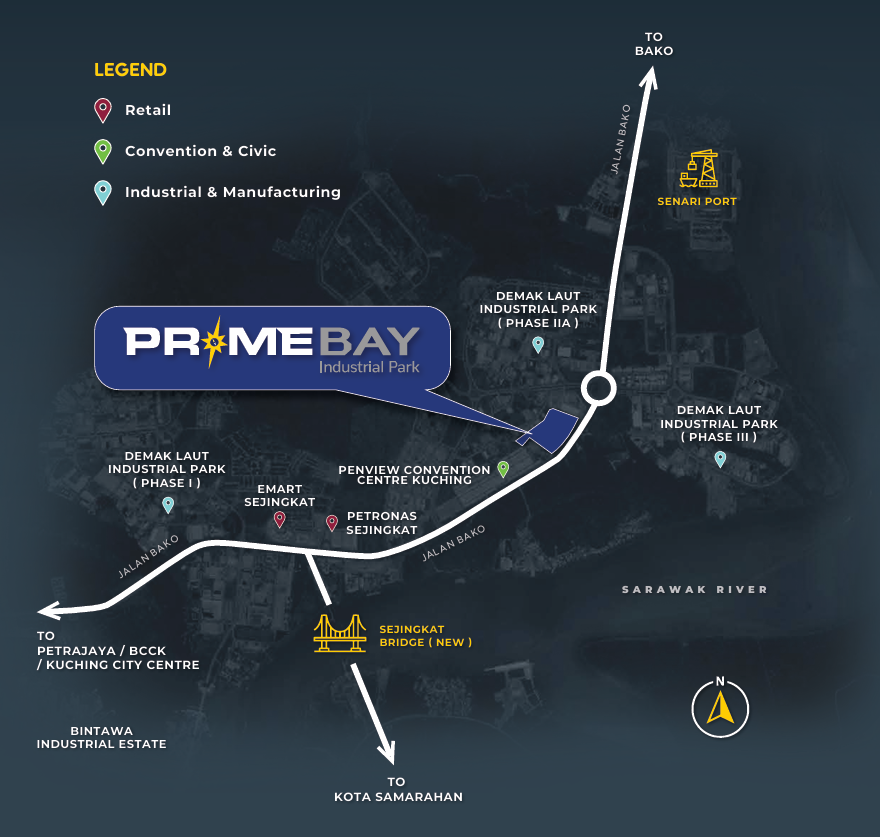 brochure map &legend