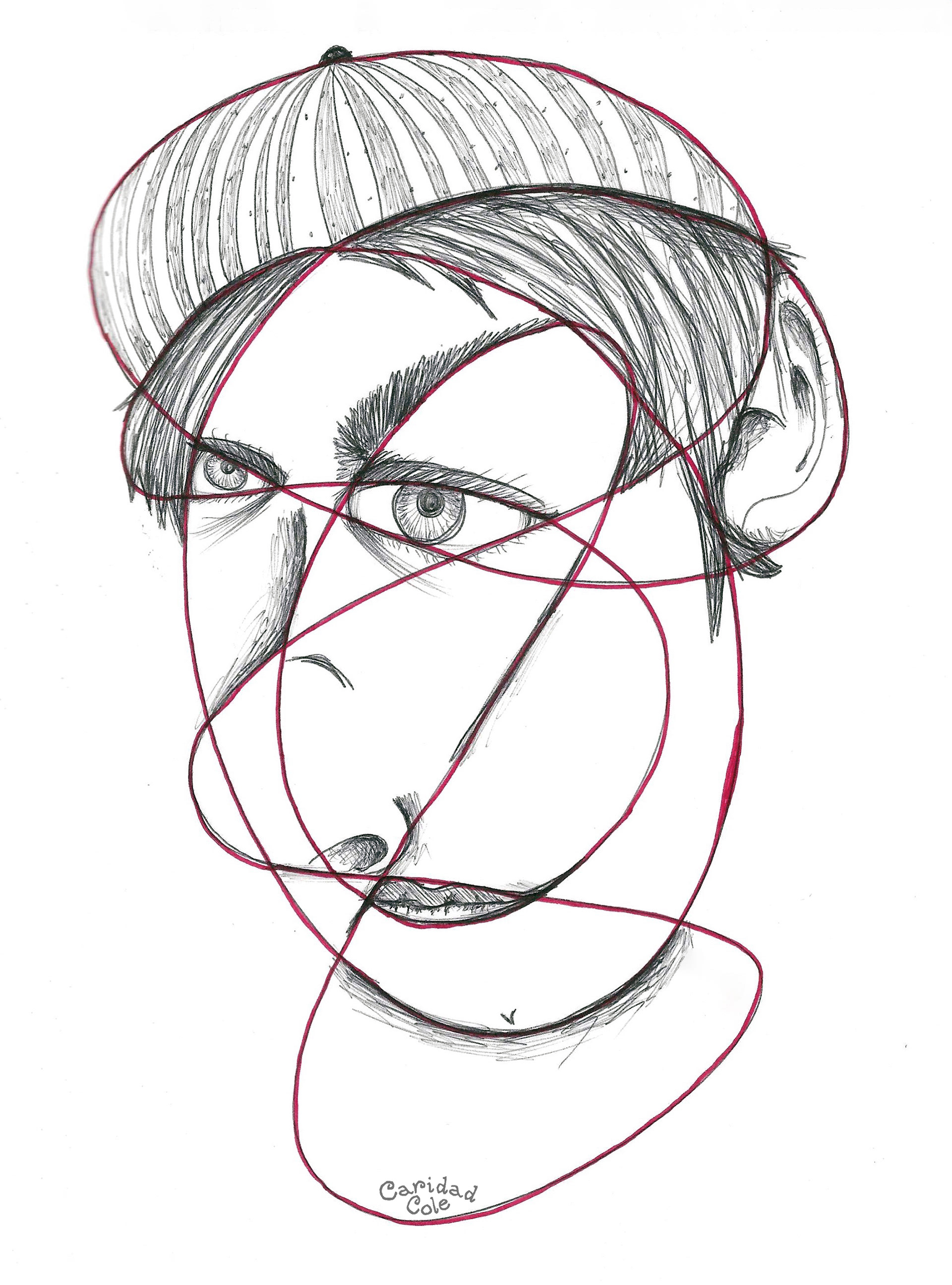 Murphy, 2022. ink and marker