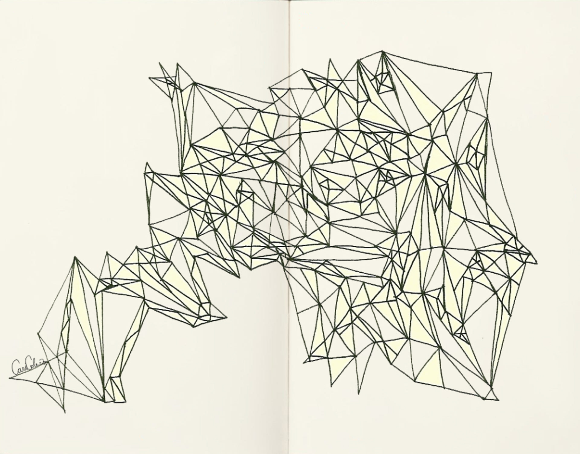 Castle, 2012. marker and ink