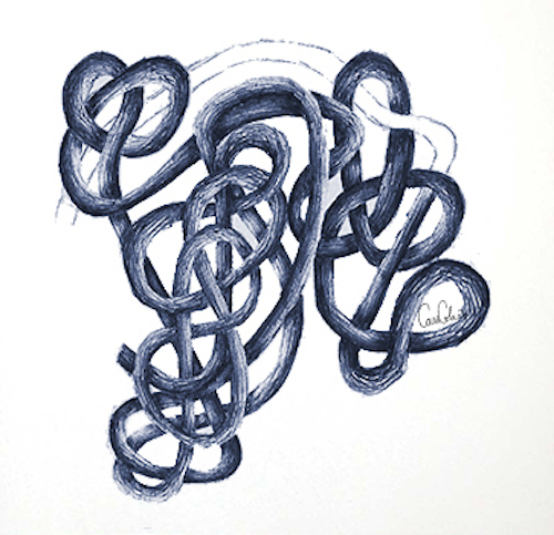 A Different Knot, 2015. ink
