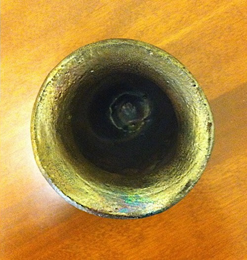 raku vase (detail), 2012