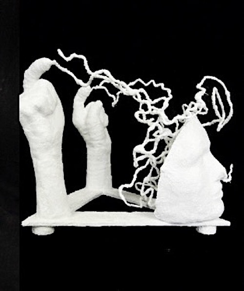 Mind the Gap (detail), 2010. plaster, wire, wood