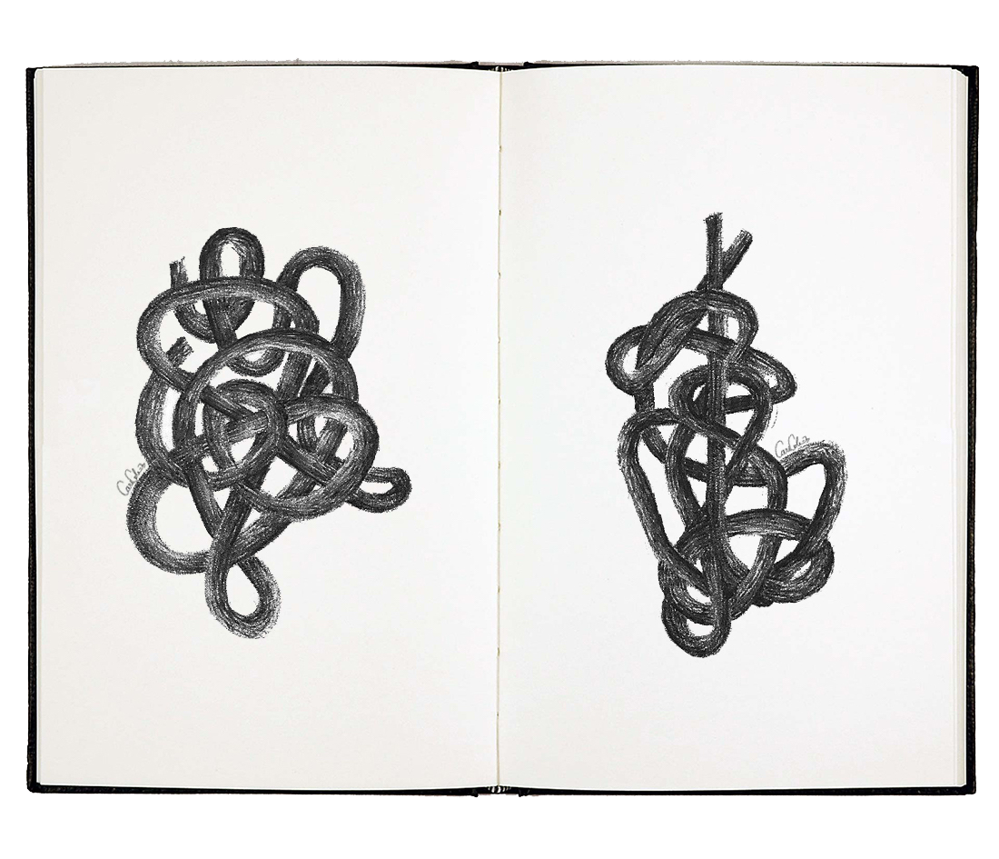 Interminable, 2021. pencil and pen