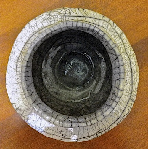 raku pot (detail), 2013