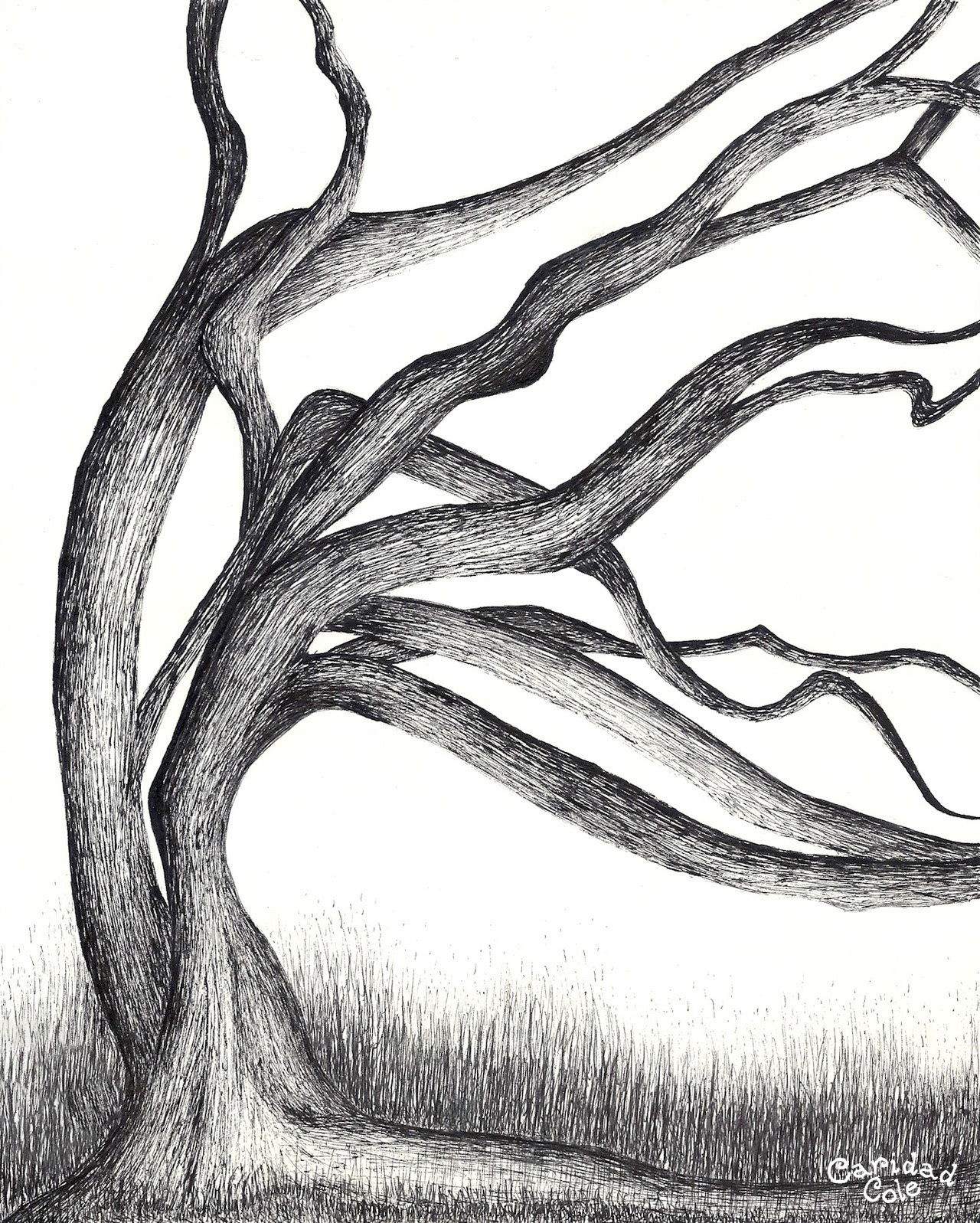 Windy Day, 2010. ink