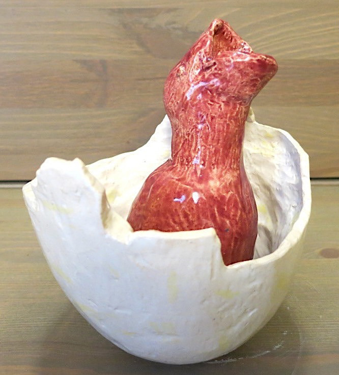 Baby Bird Bell, 2012. ceramic