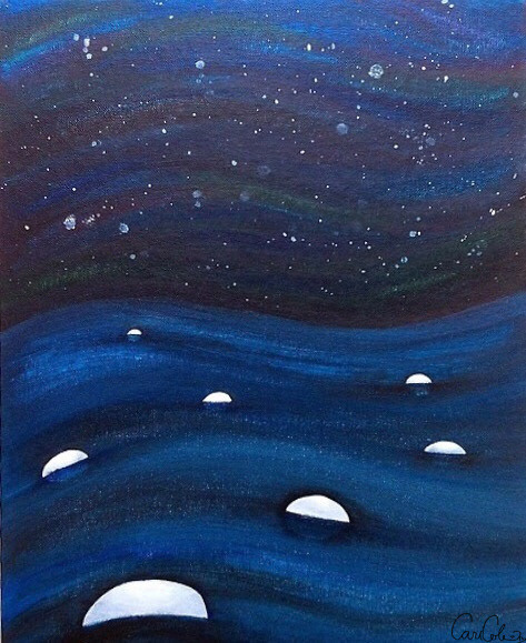 Sleeping, 2018. acrylic on canvas