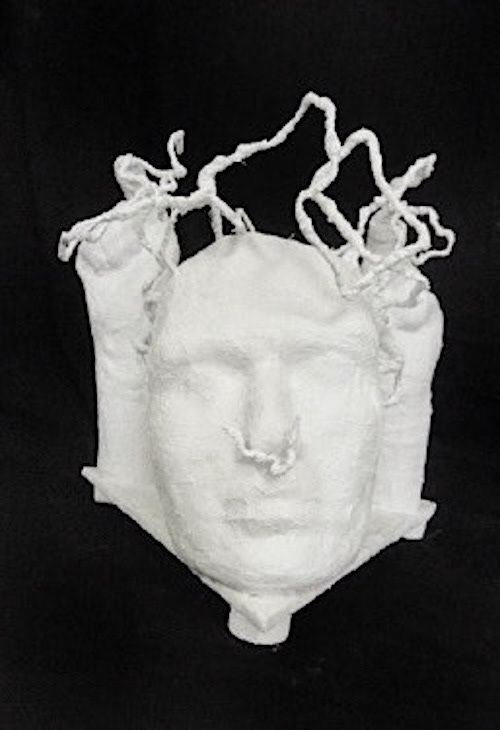 Mind the Gap, 2010. plaster, wire, wood