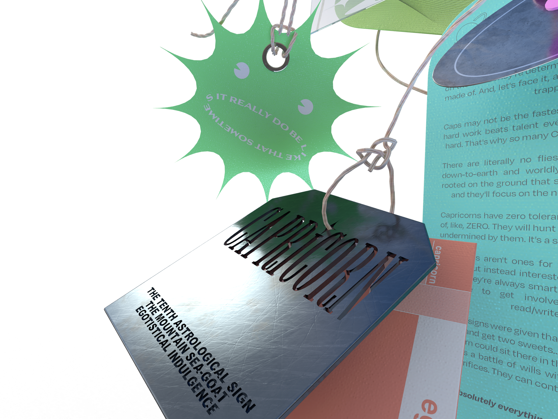 johnny liang design - egotistic indulgence art project graphic design 3d