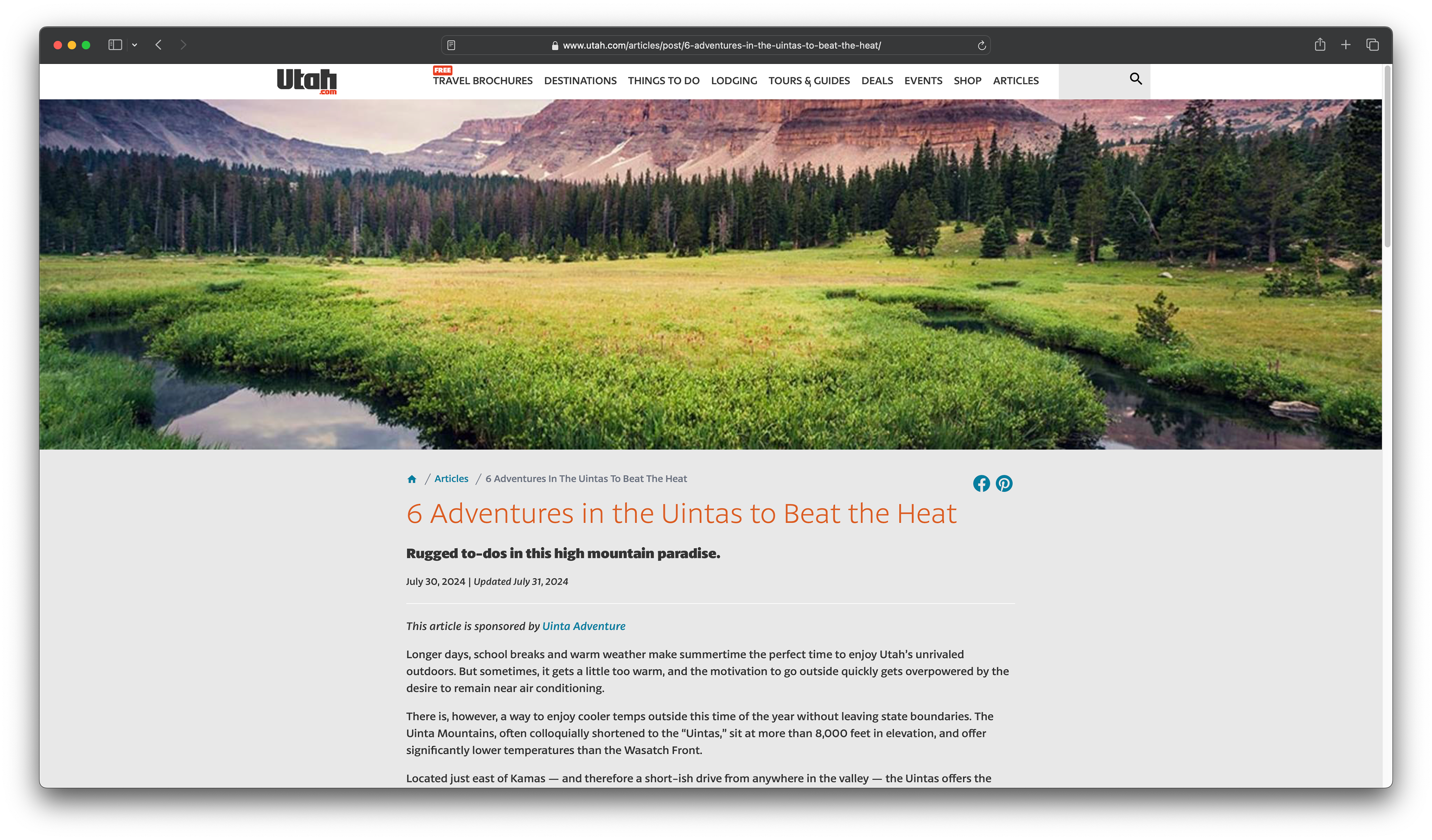 Article Page