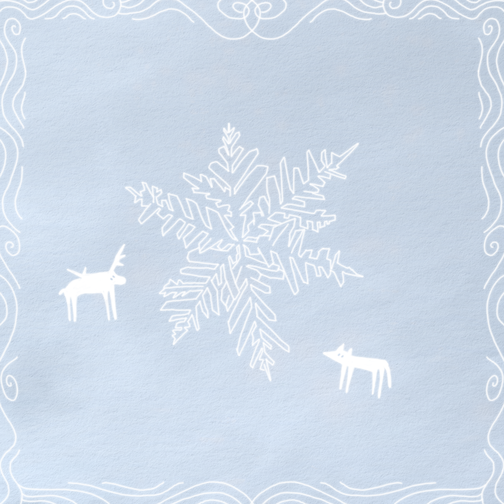 Winterpostkarte