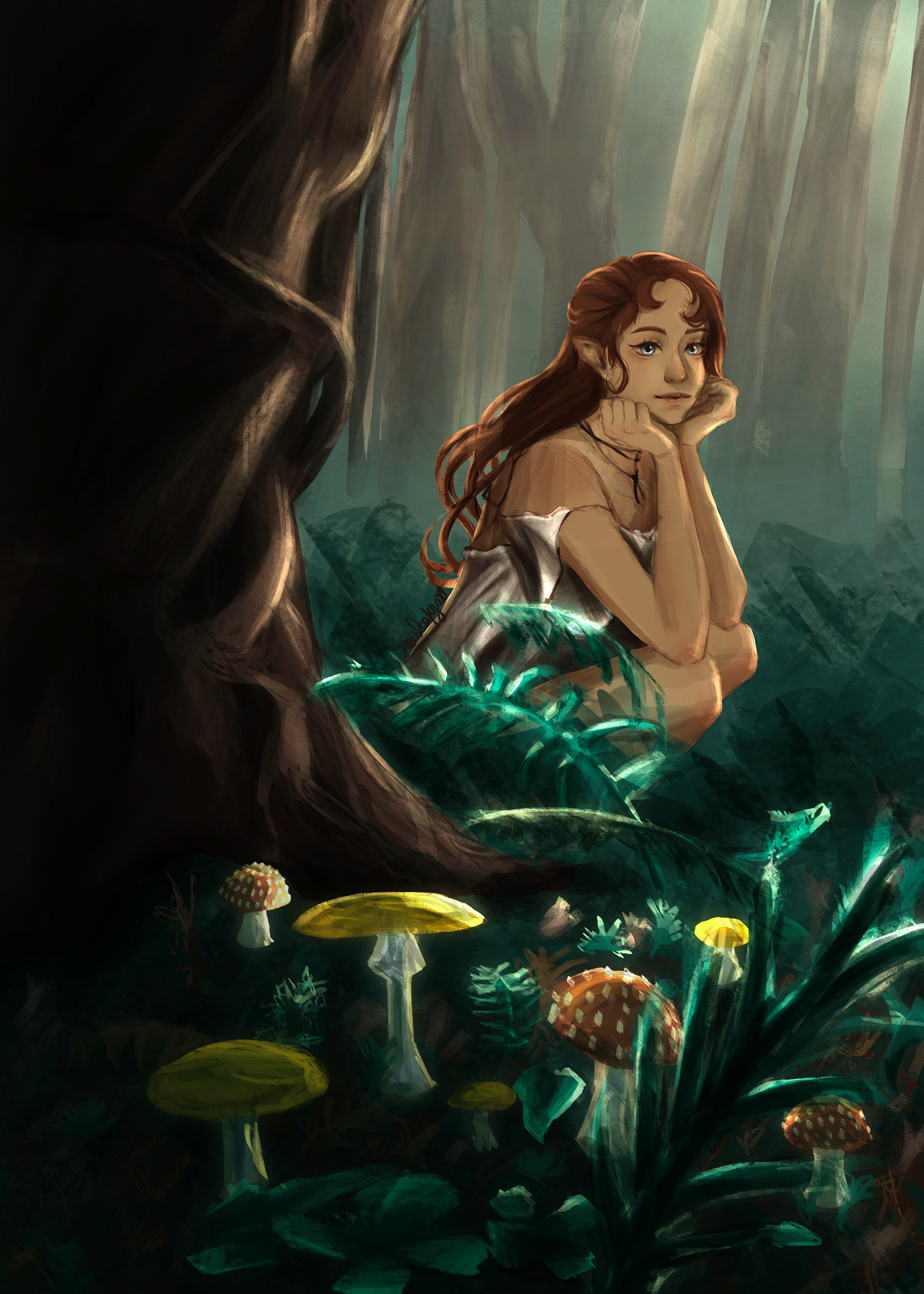 Elf in the Forest