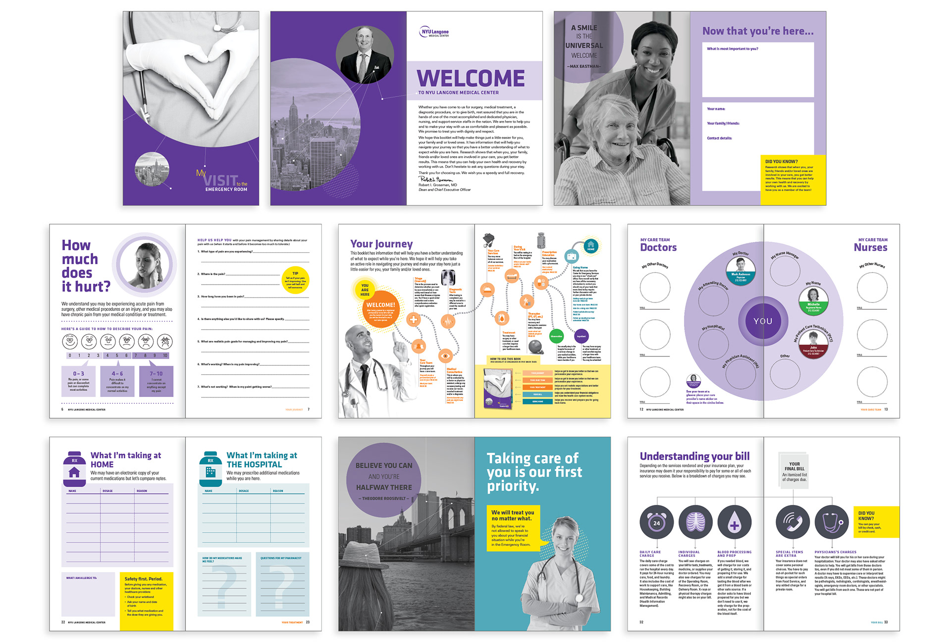 Patient Booklets / NYU Langone / Learning Design Network