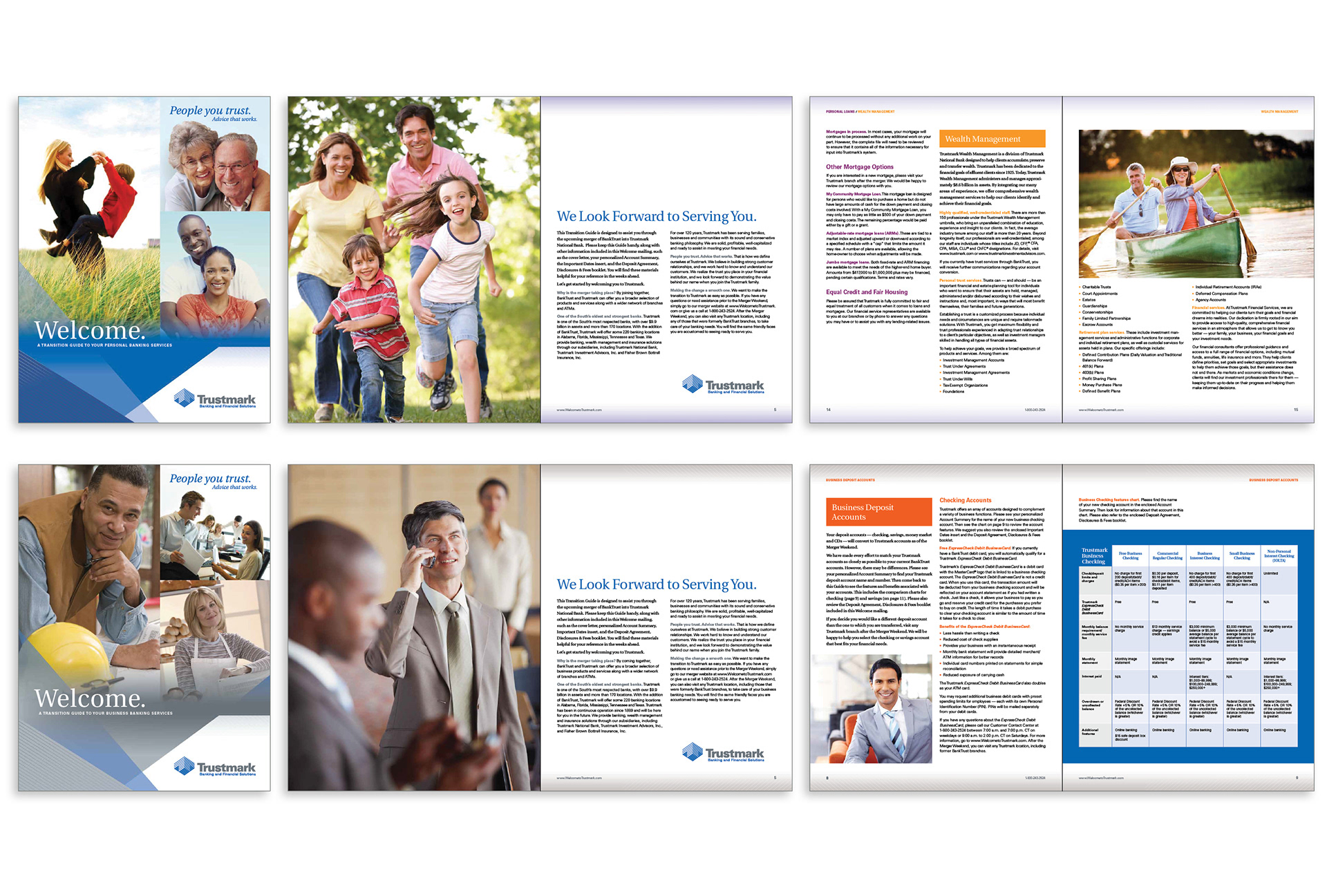 Welcome Booklets / Trustmark Bank / McCabe, Duval & Associates
