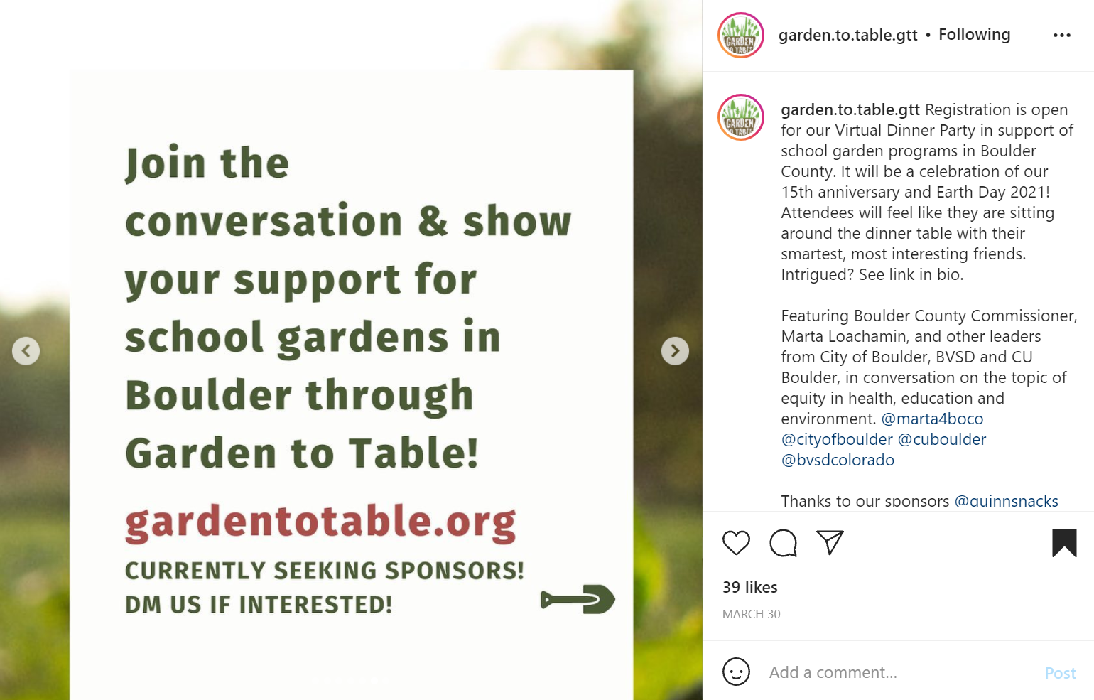 Slide 6 (source: Garden To Table (@garden.to.table.gtt) • Instagram photos and videos)