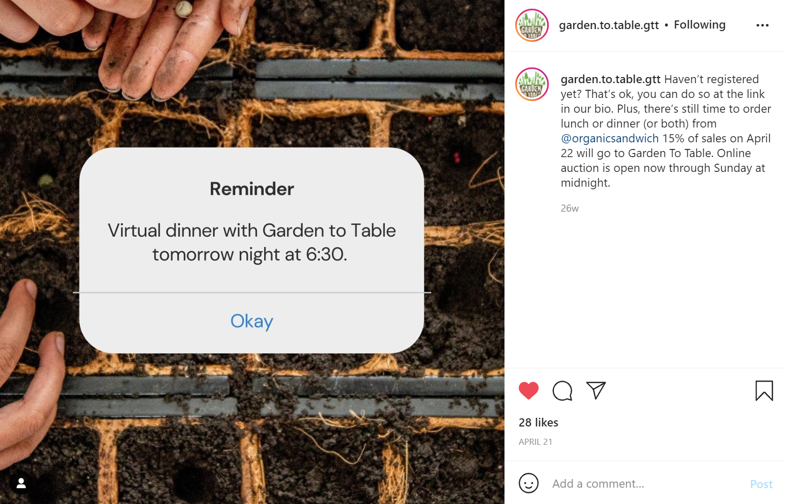 Post Format (source: Garden To Table (@garden.to.table.gtt) • Instagram photos and videos)