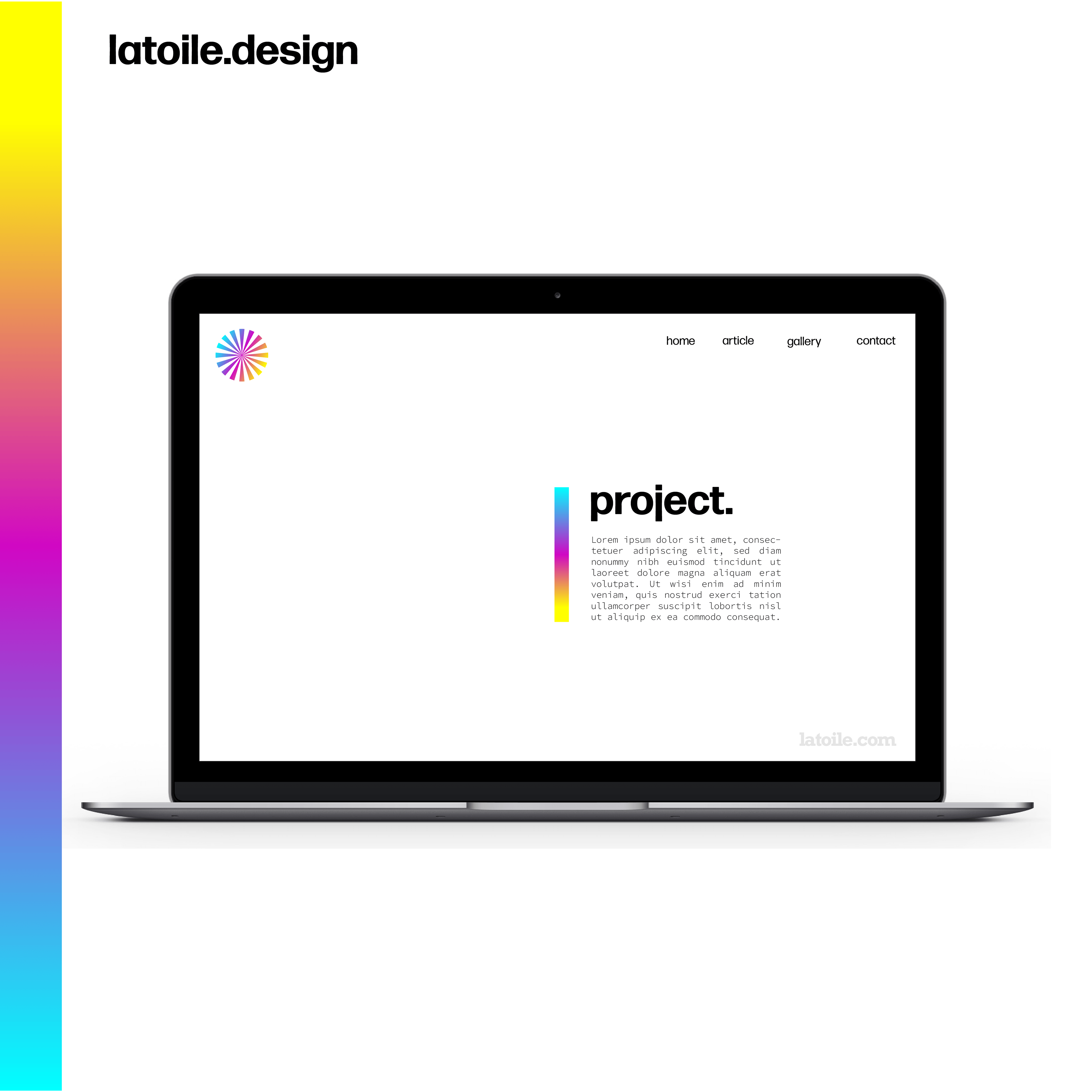 latoile.design - mockup