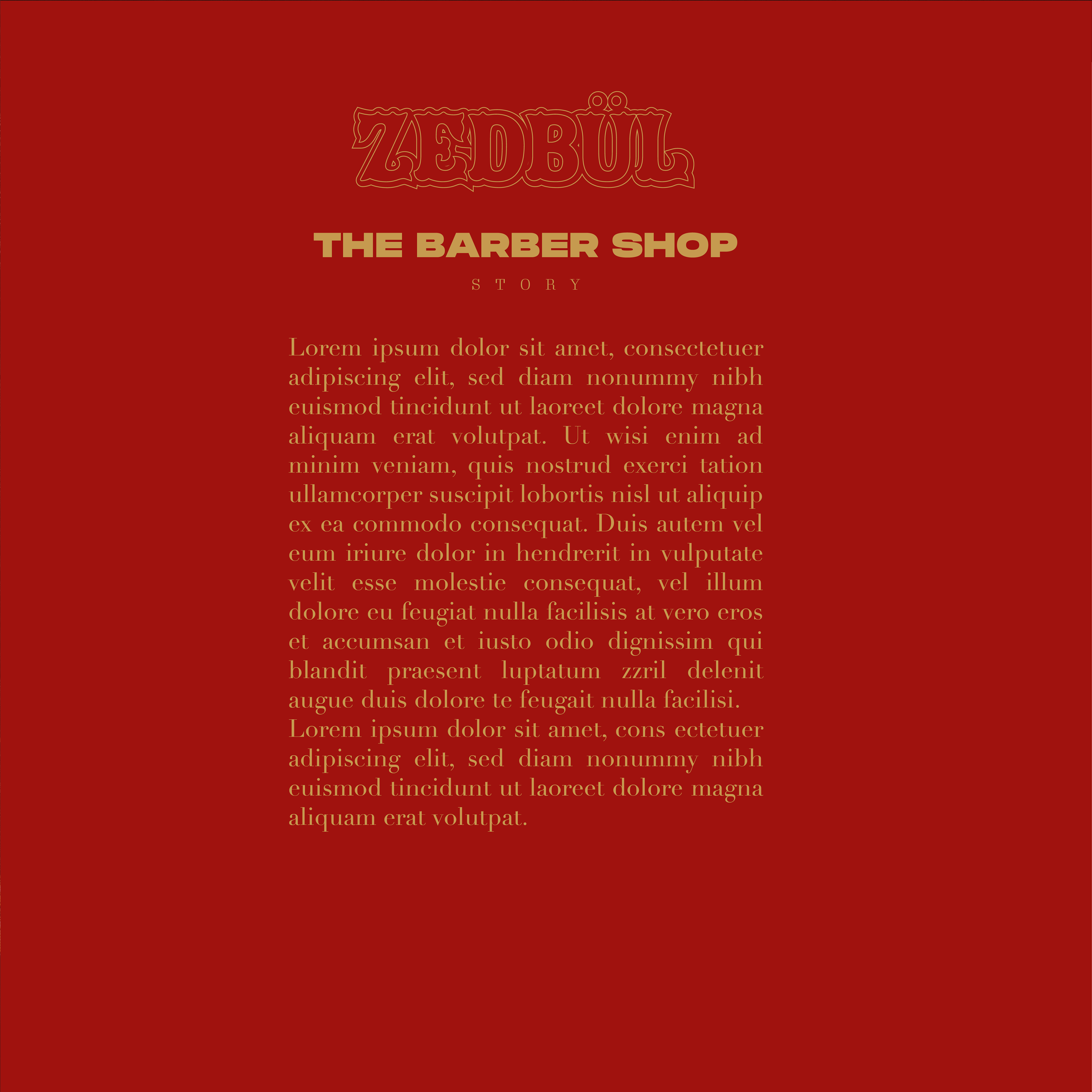 Zedbül - Barber Shop