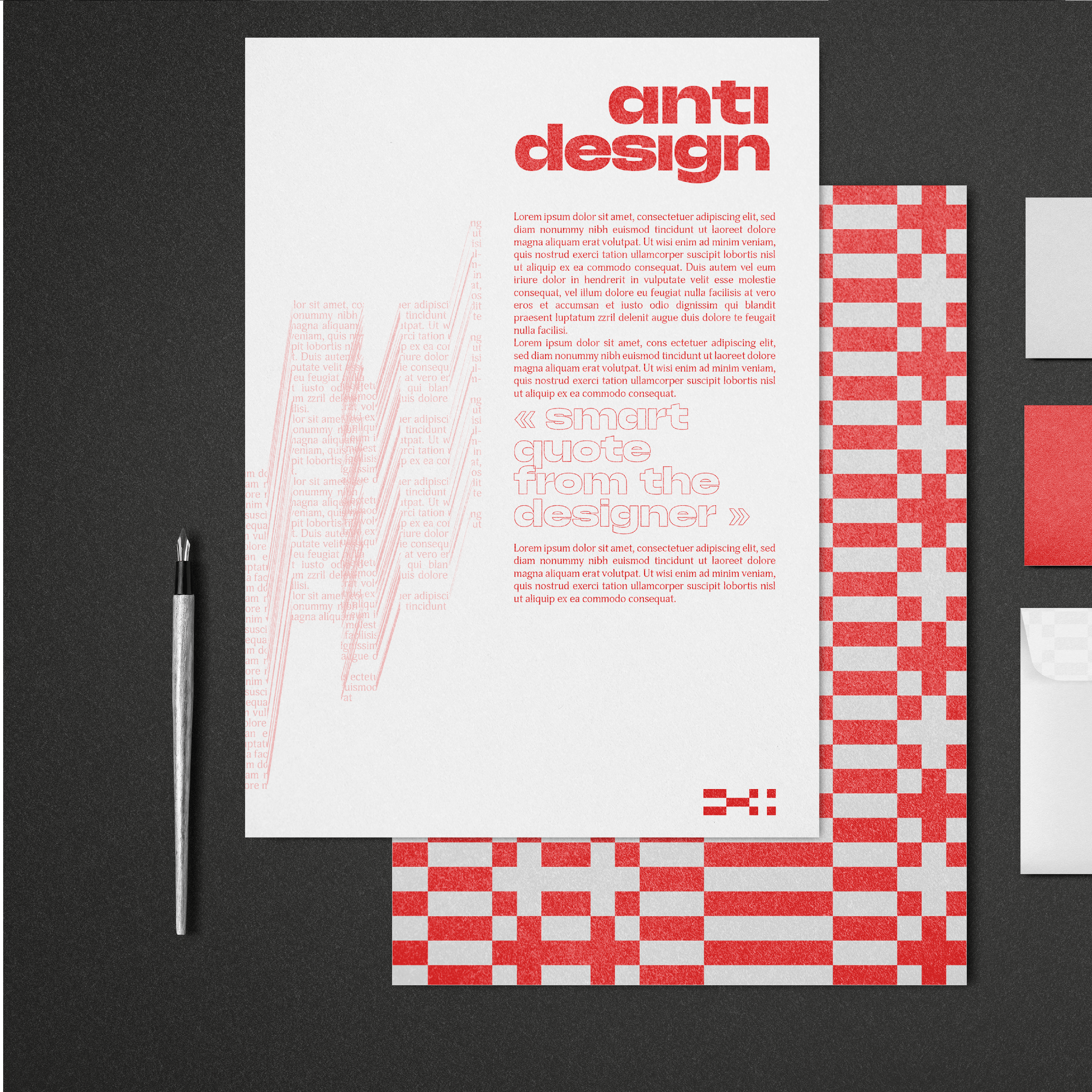 Anti Design - Stationnery