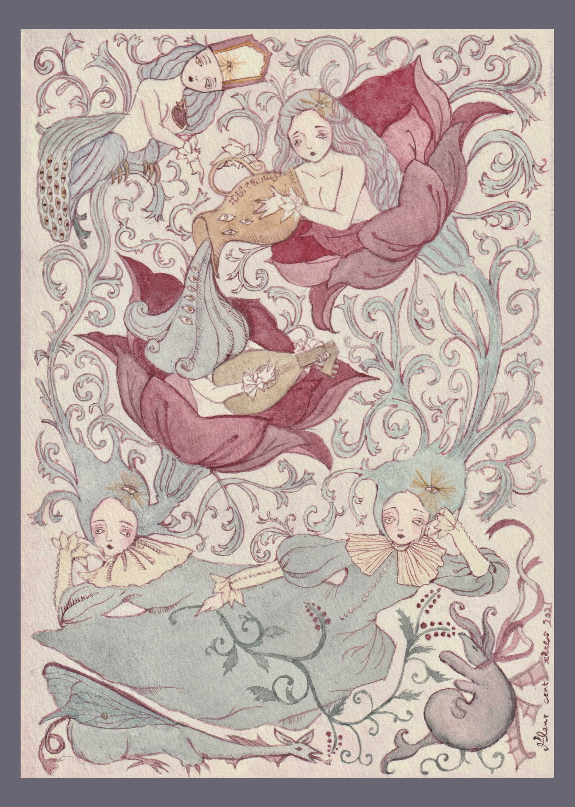 ルミカャーチカ（2021）水彩絵具