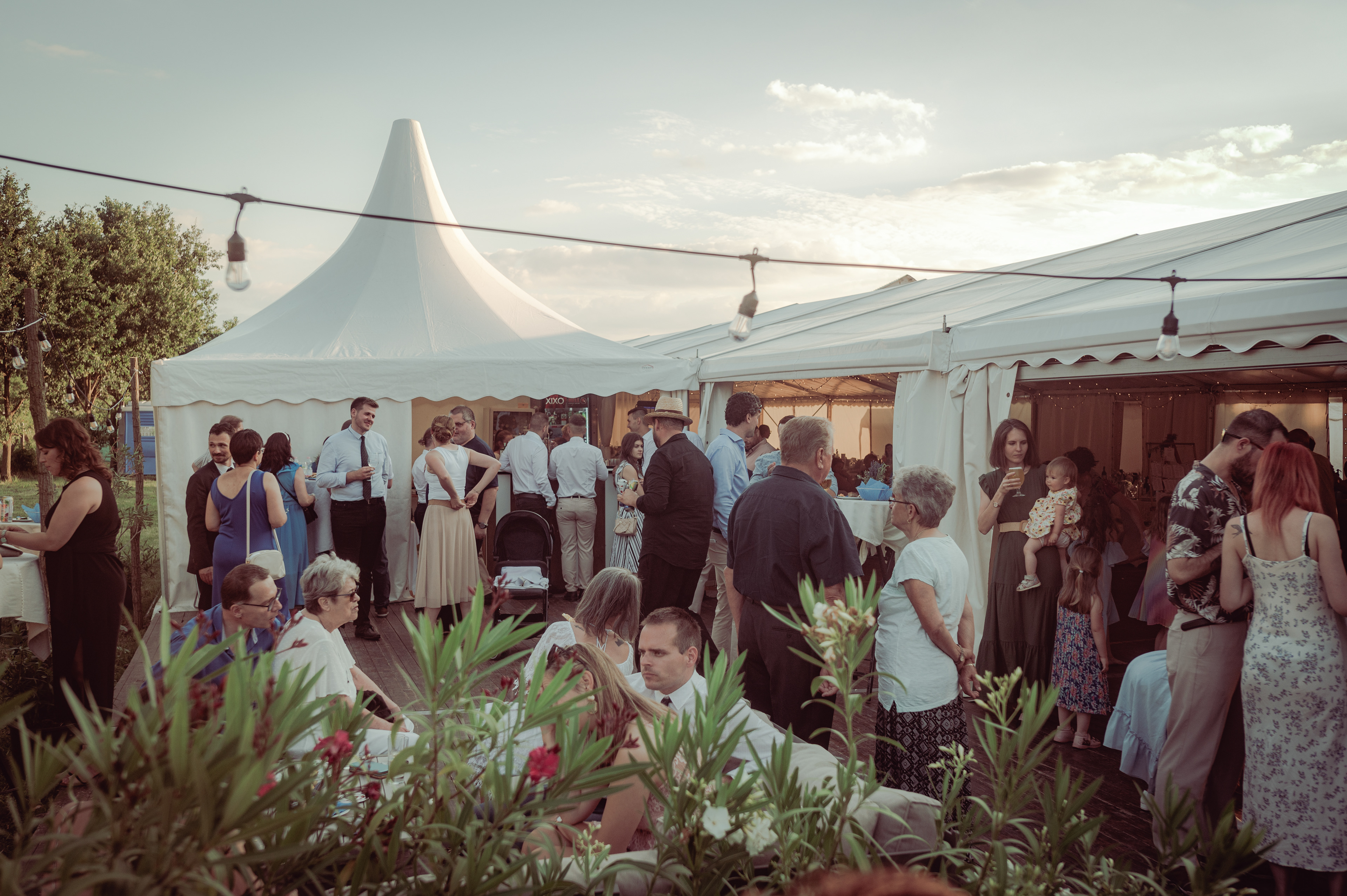 Vendégek esküvőn ASA Fényképészet fotózásában