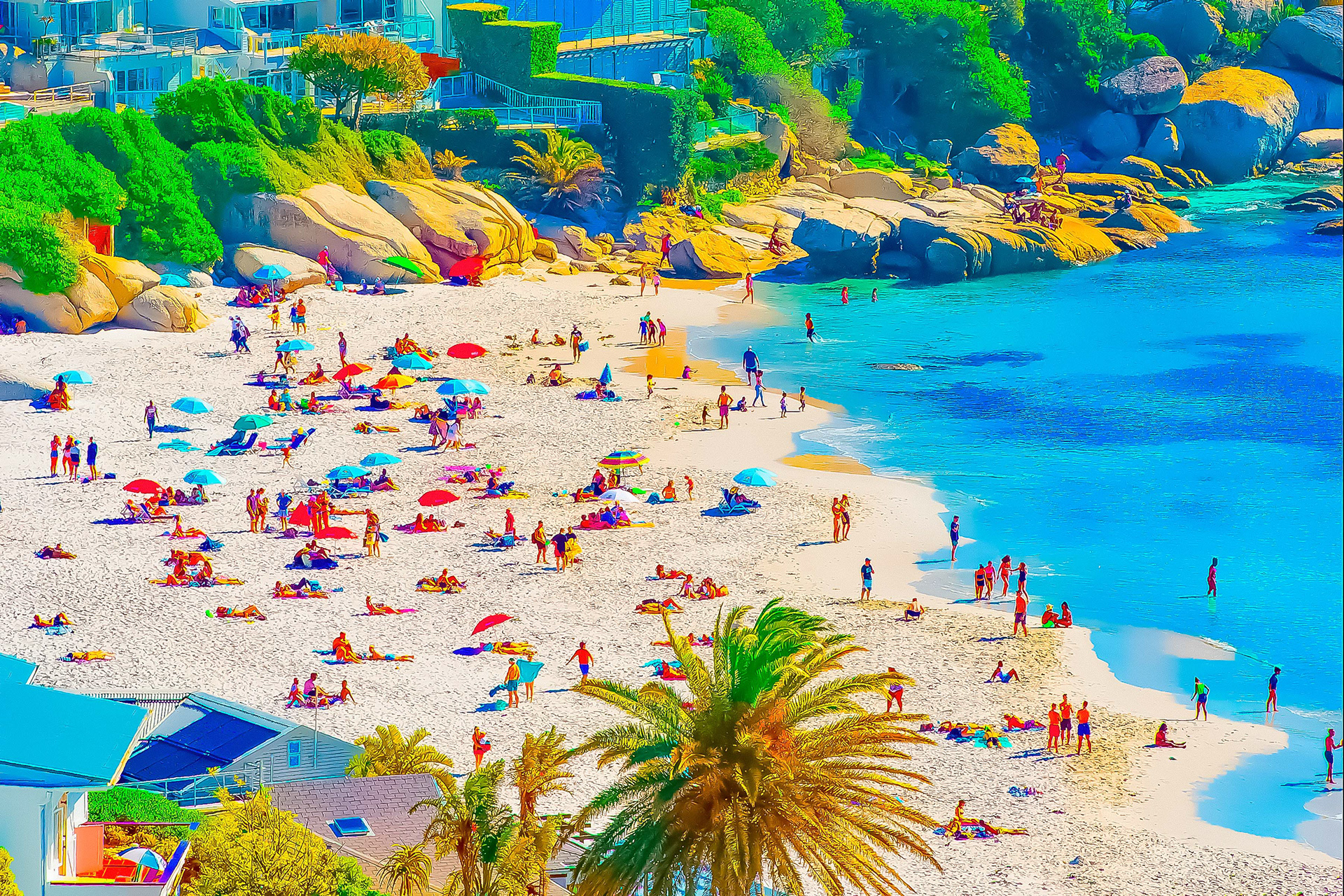 view of Clifton Fourth Beach, no. 66 (2020)