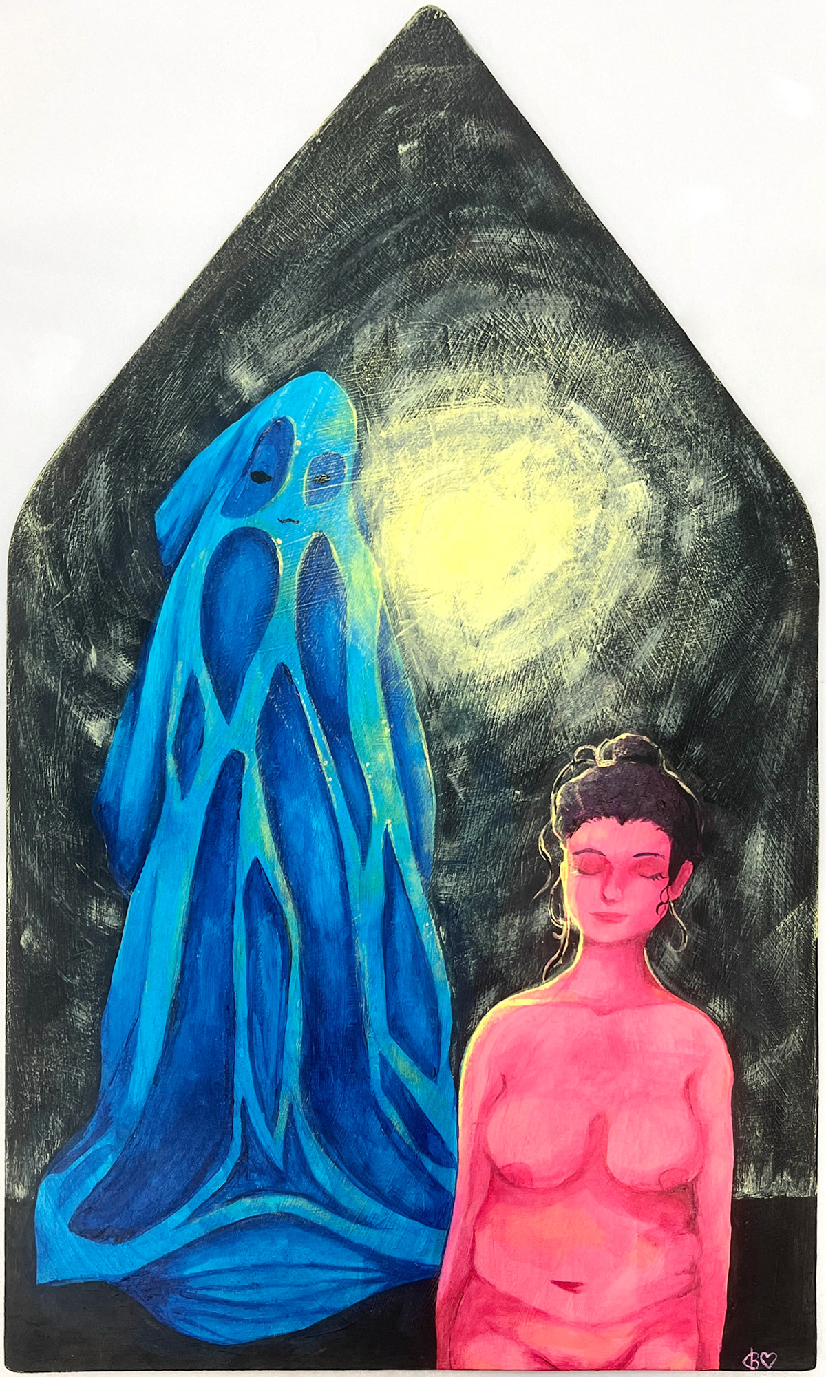 "At Peace" Acrylic on Wood