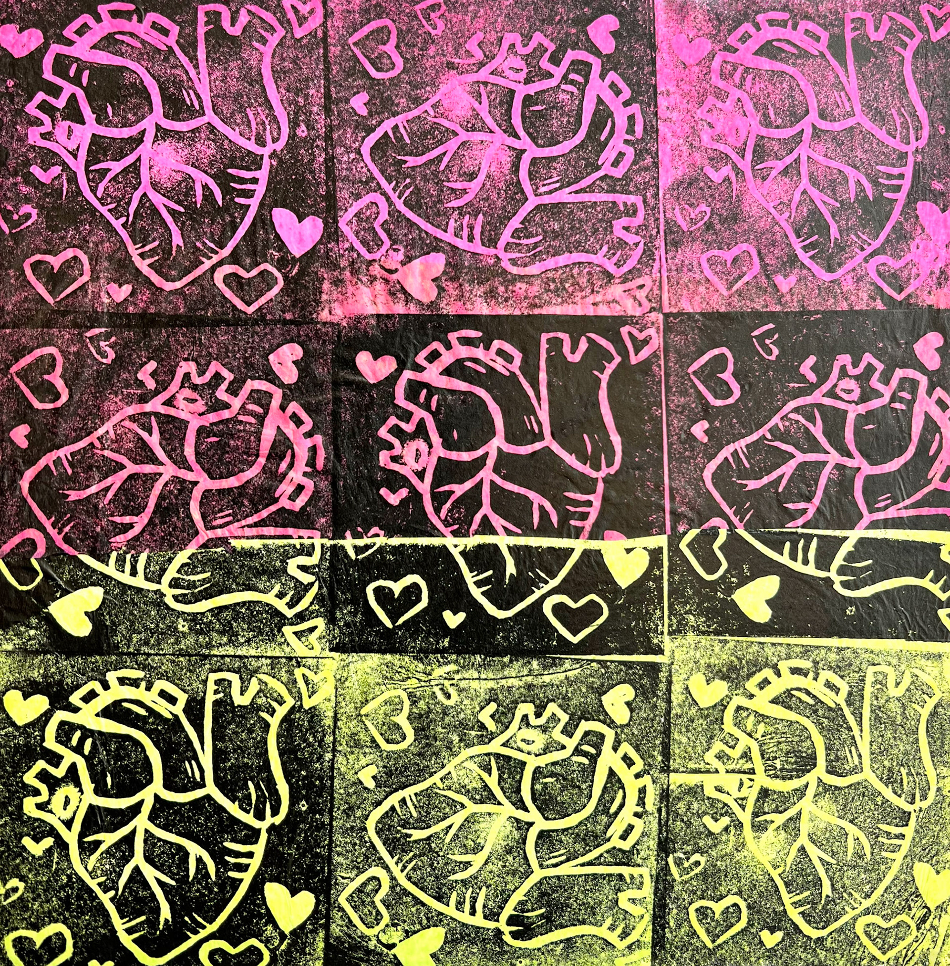 "Untitled" Linoprint