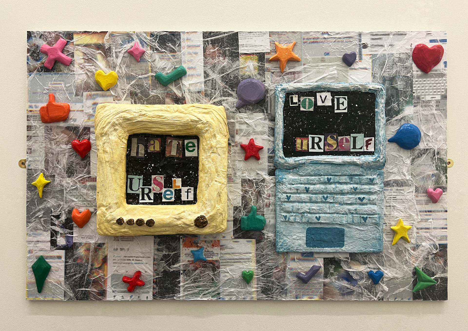 "haTe/LOvE" Mixed Media