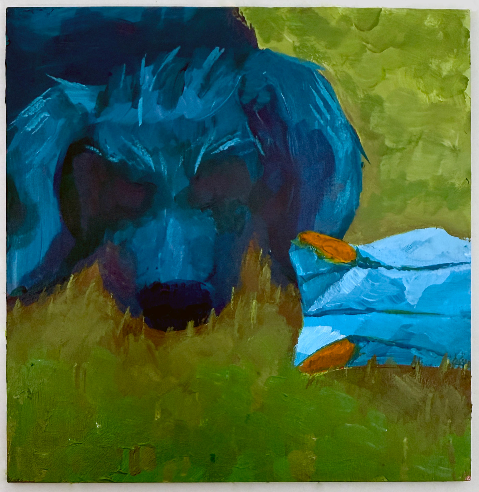 "Sunny Memories" Acrylic on Wood