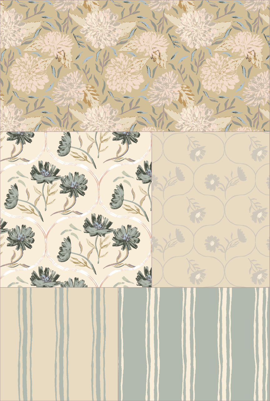 Where Dahlias Bloom - Vintage Tan