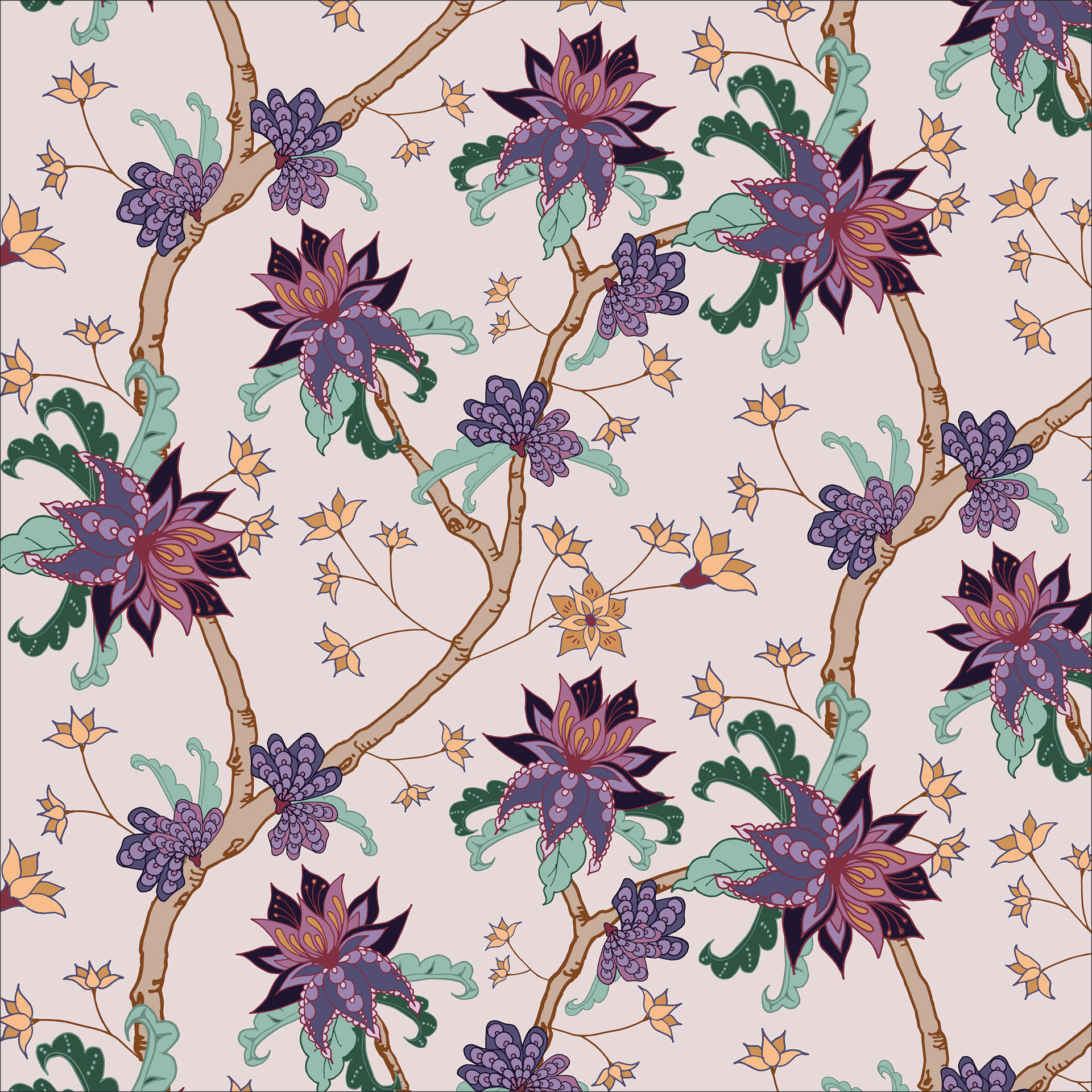 Wandering Blossom Chintz