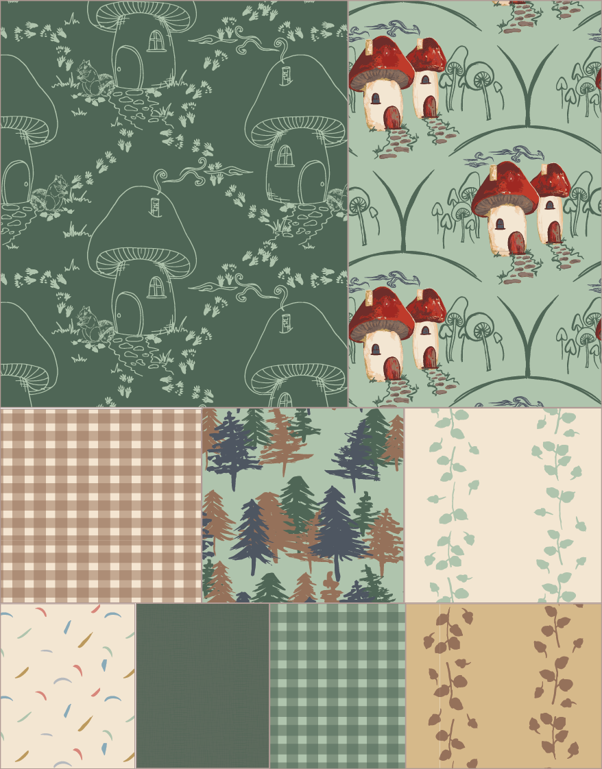 Mushroom Lane - Cottage Glen