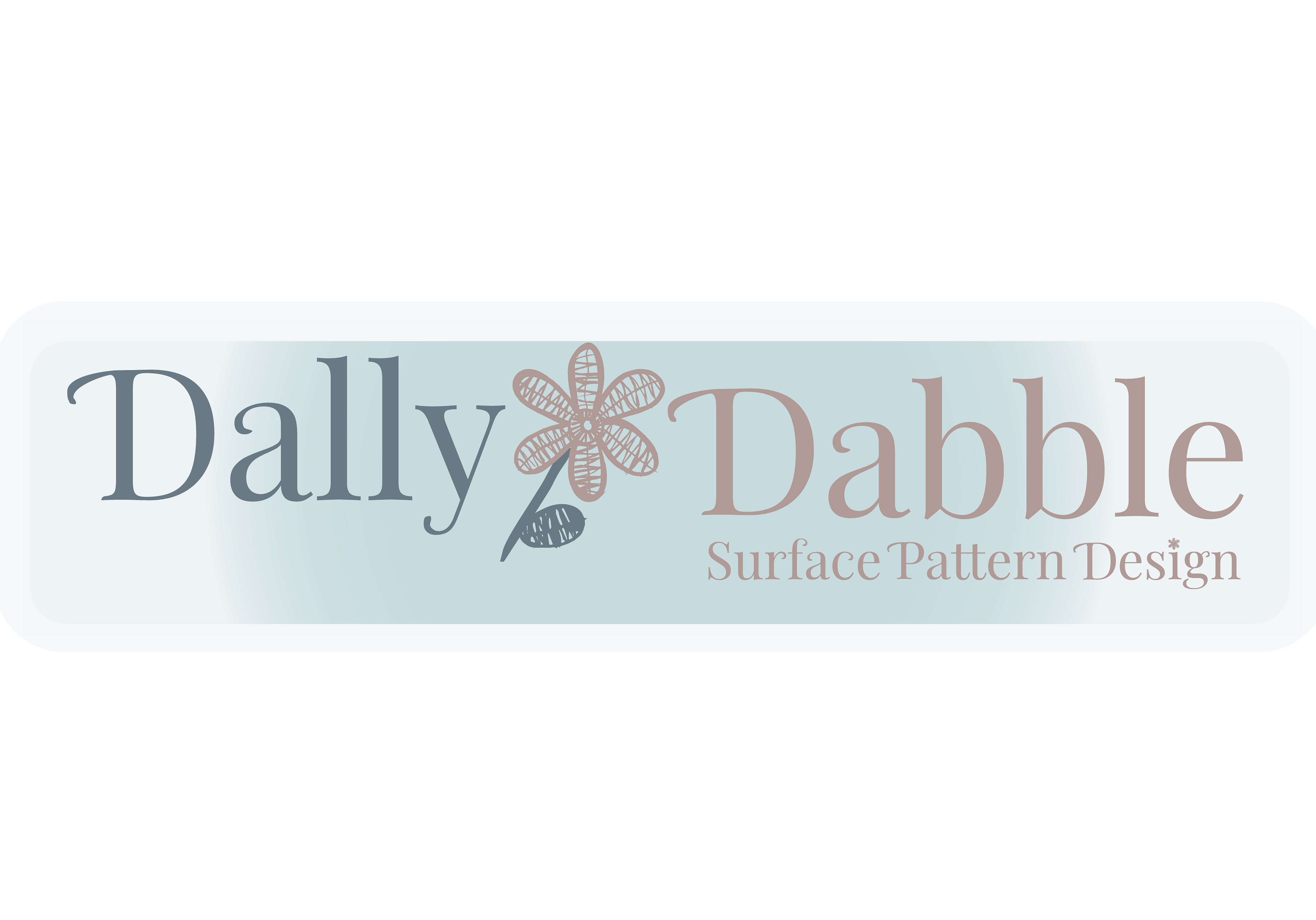 Dally Dabble surface pattern design brand featuring soft floral backgrounds and cozy, home‑inspired motifs; showcasing warm, playful textile and wallpaper patterns for interiors, nurseries, and lifestyle products.