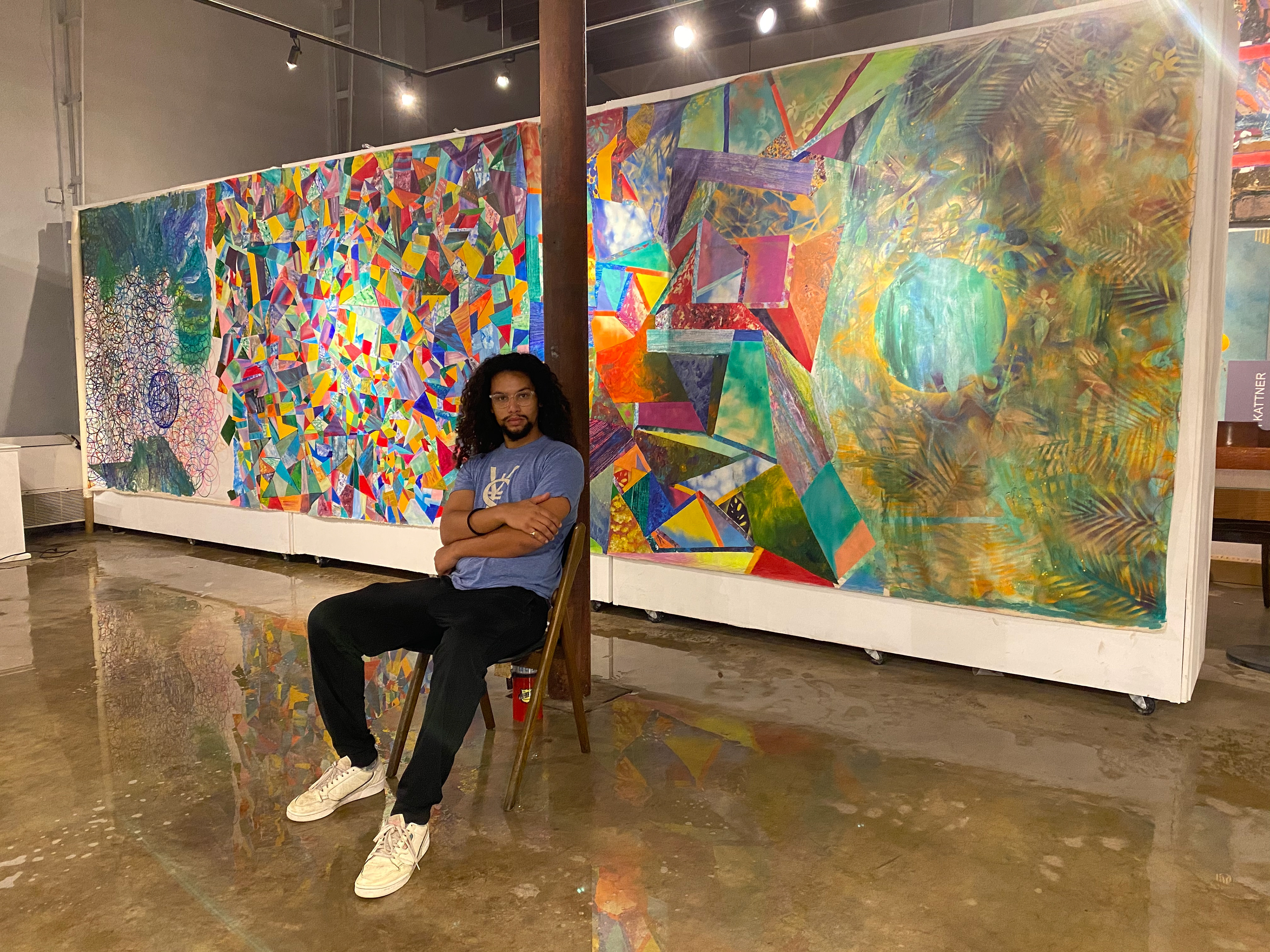 Quantum Flag s exhibited at Paul Fisher Gallery