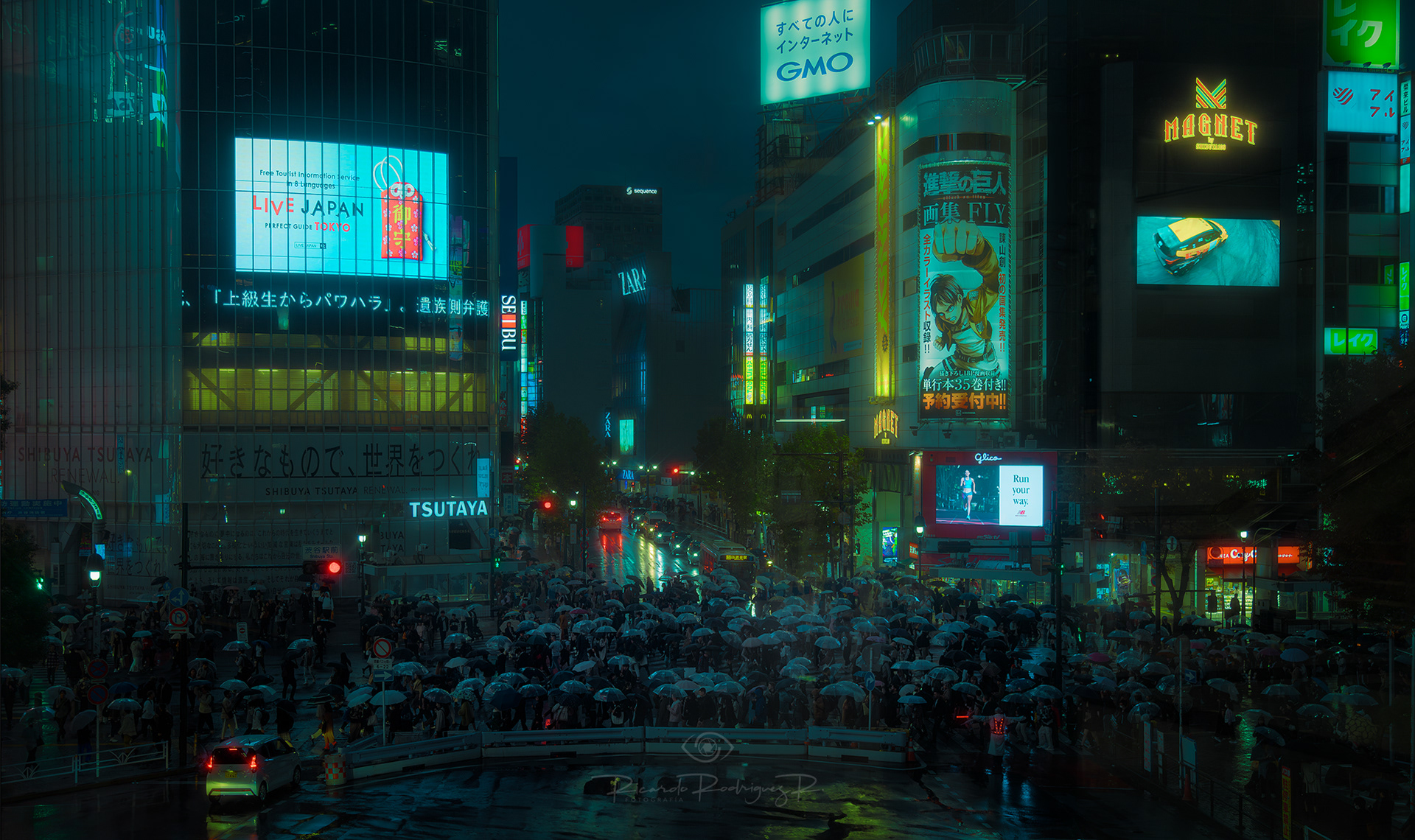 Shibuya Under The Rain