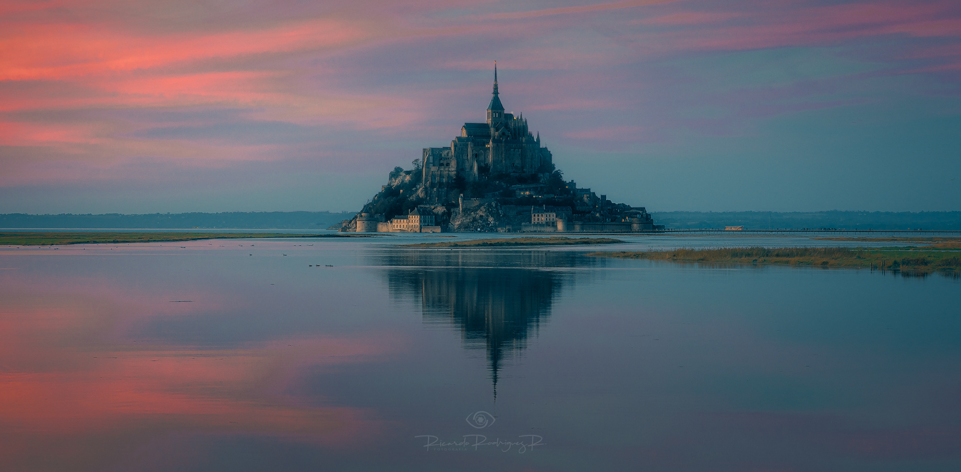 Saint Michel Red Sunset