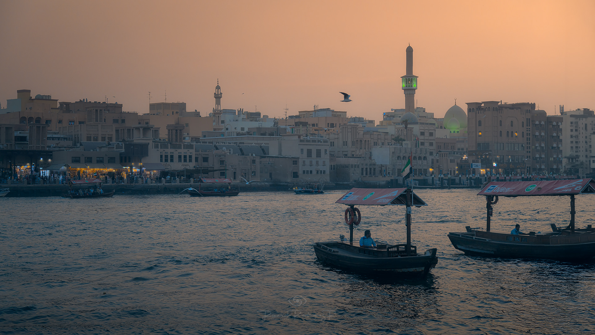 Sunset in Old Dubai
