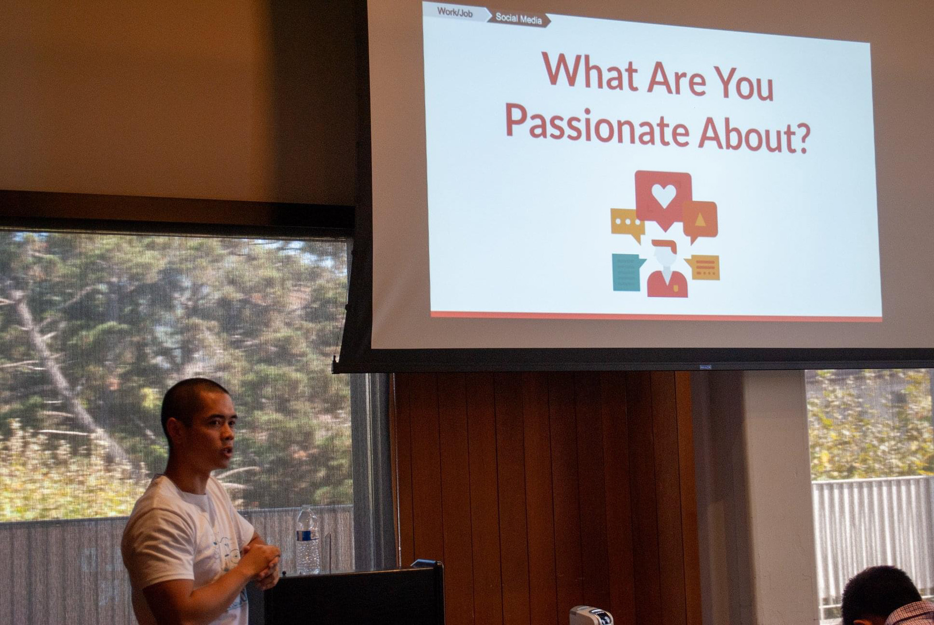 Members from GFAC (Gilead FilAm Community) and GAIN (Gilead Asian Interest Network) shared their experiences working at Gilead.