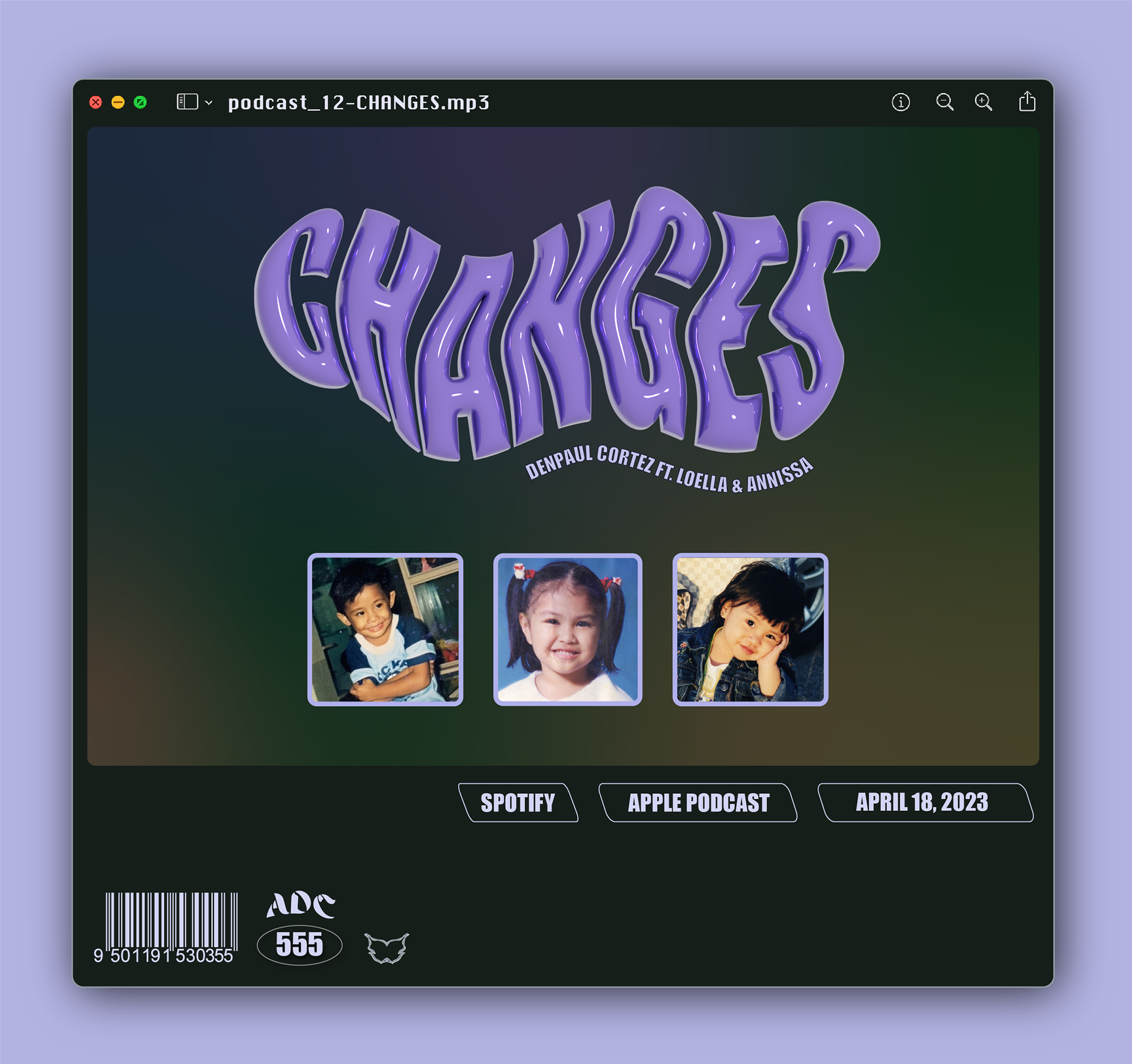 Here is the cover art I created for Denpaul's 20 Something Podcast! This is the full screen format.