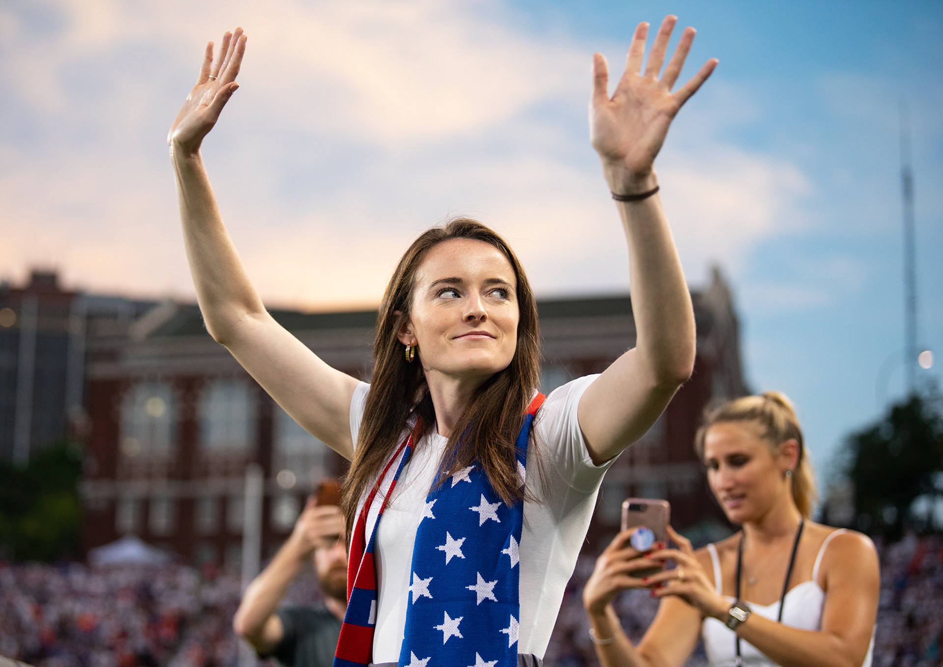 July 18, 2019: Rose Lavelle during the MLS match between DC United and FC Cincinnati at Nippert Stadium in Cincinnati, Ohio. Austyn McFadden/ZUMA