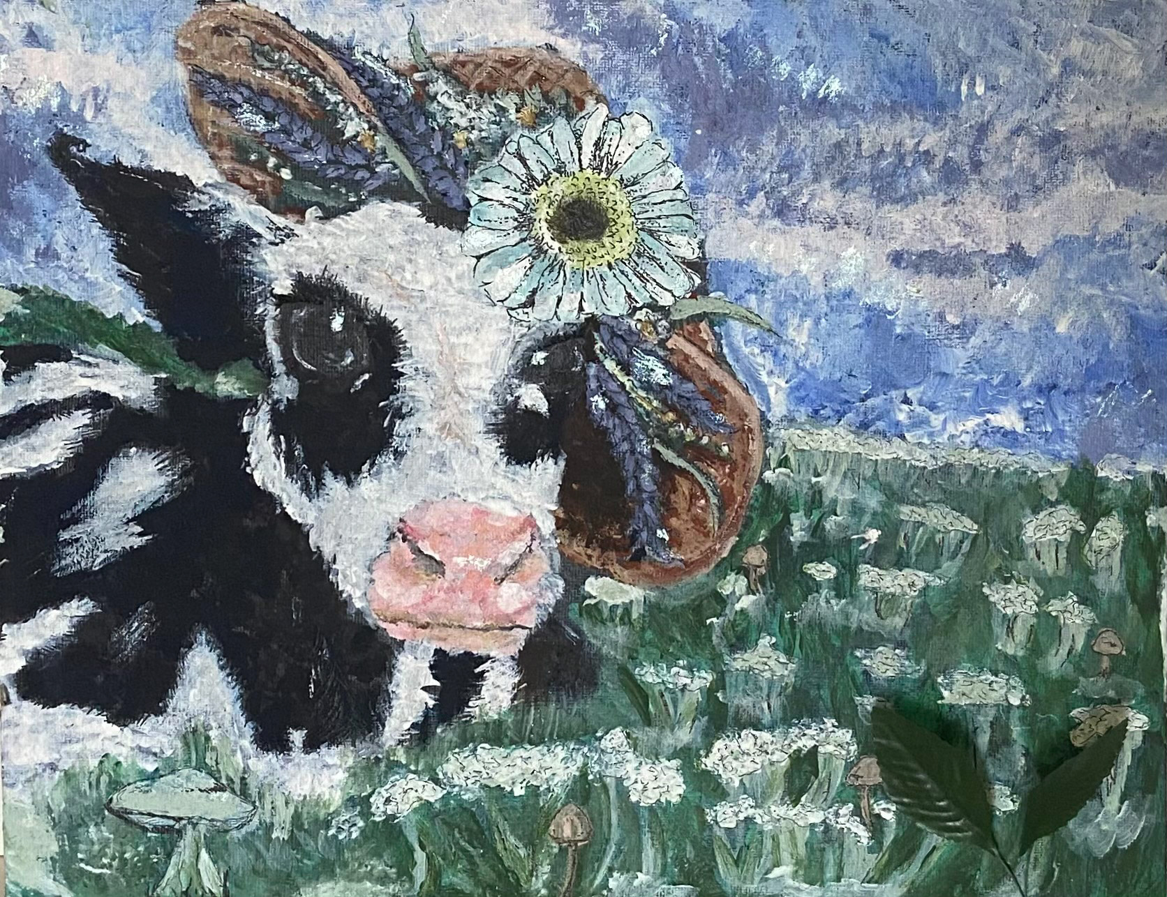 Millie, Acrylic on Panel, 14" x 11"
