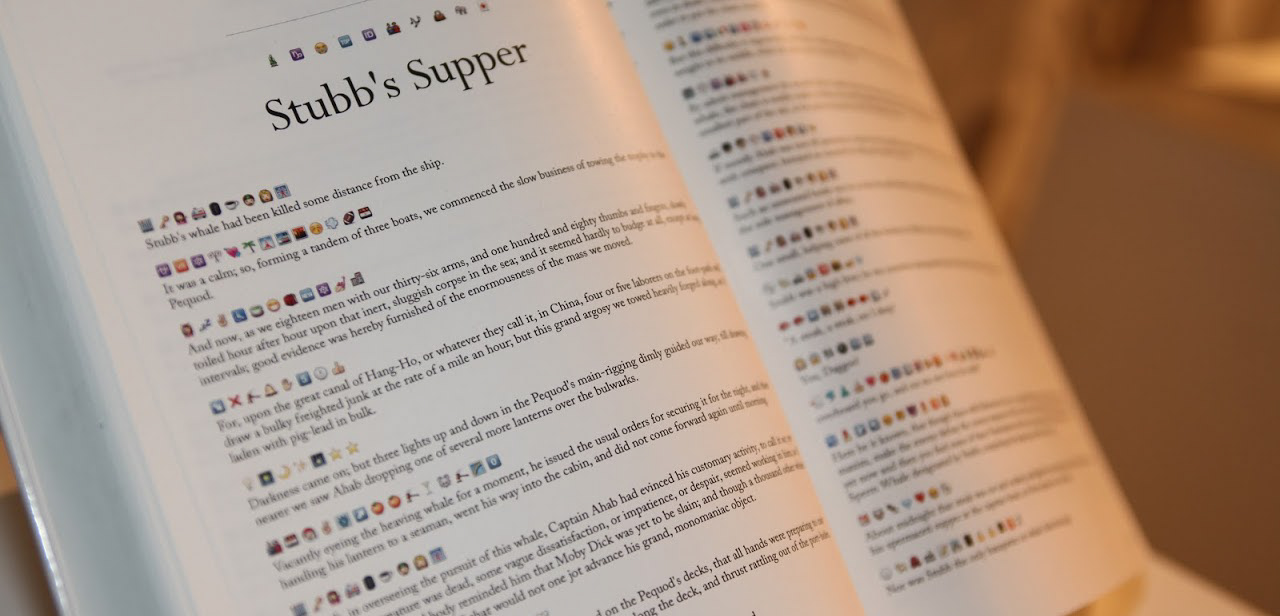 Emoji Dick by Fred Benenson