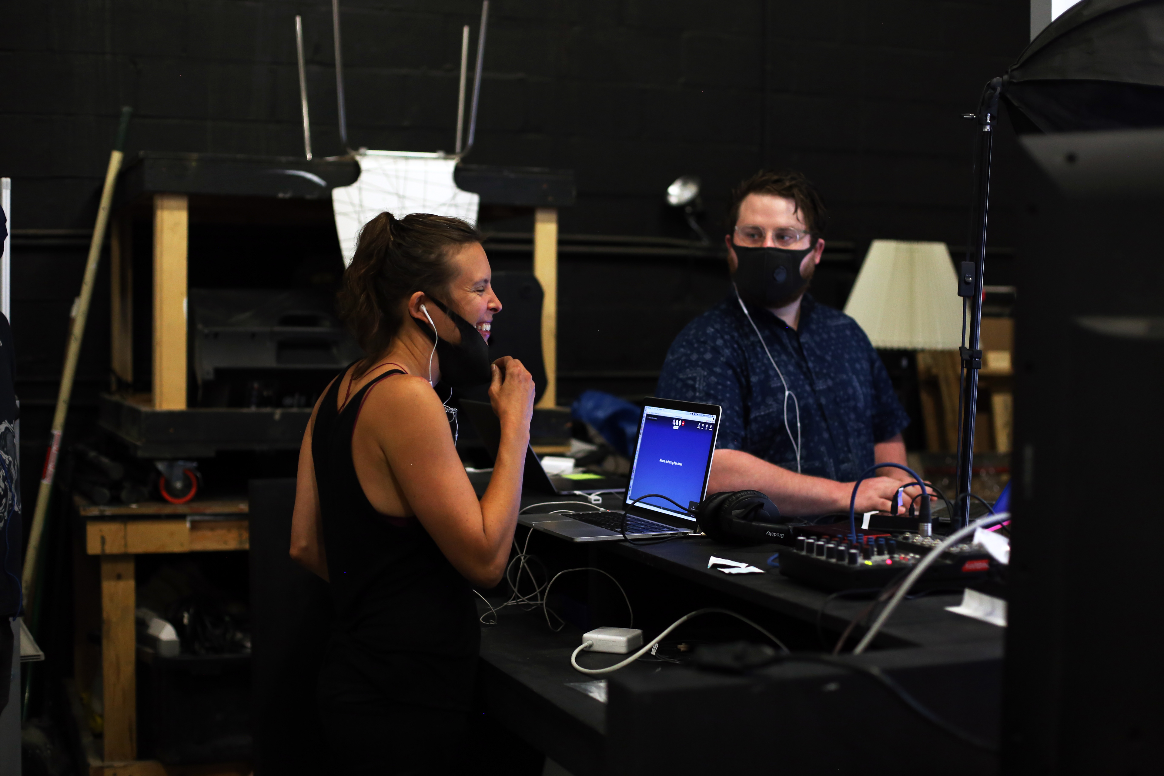 Executive Producer Nickey Frankel and Technical Director Andy Mellon of Preview Events/Founders Lab